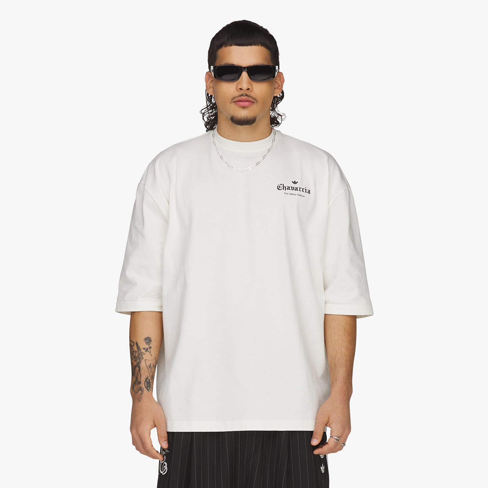 T-shirt adidas x Willy Chavarria Logo Ss T-Shirt Off White S