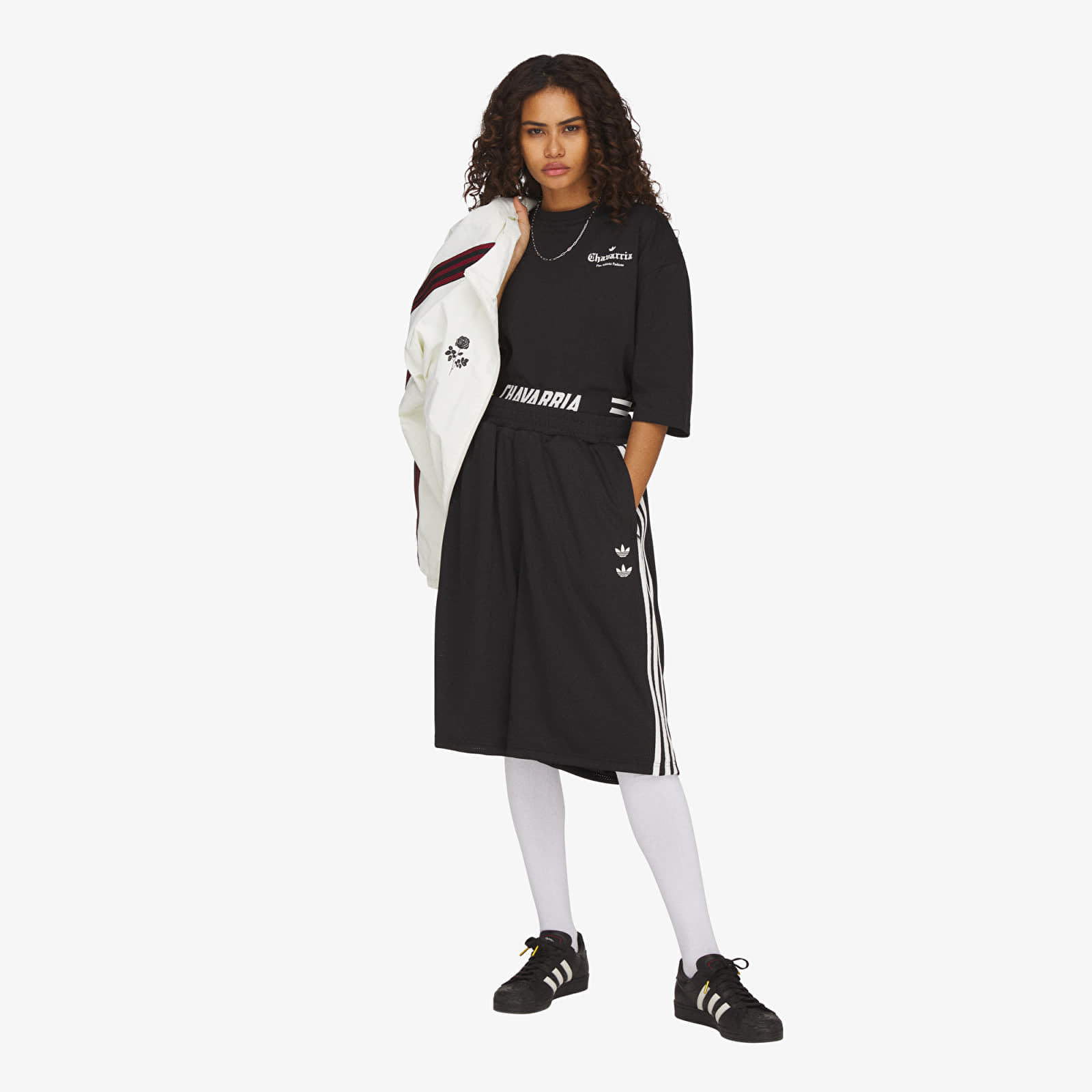 T-Shirts adidas x Willy Chavarria Logo Ss T-Shirt Black