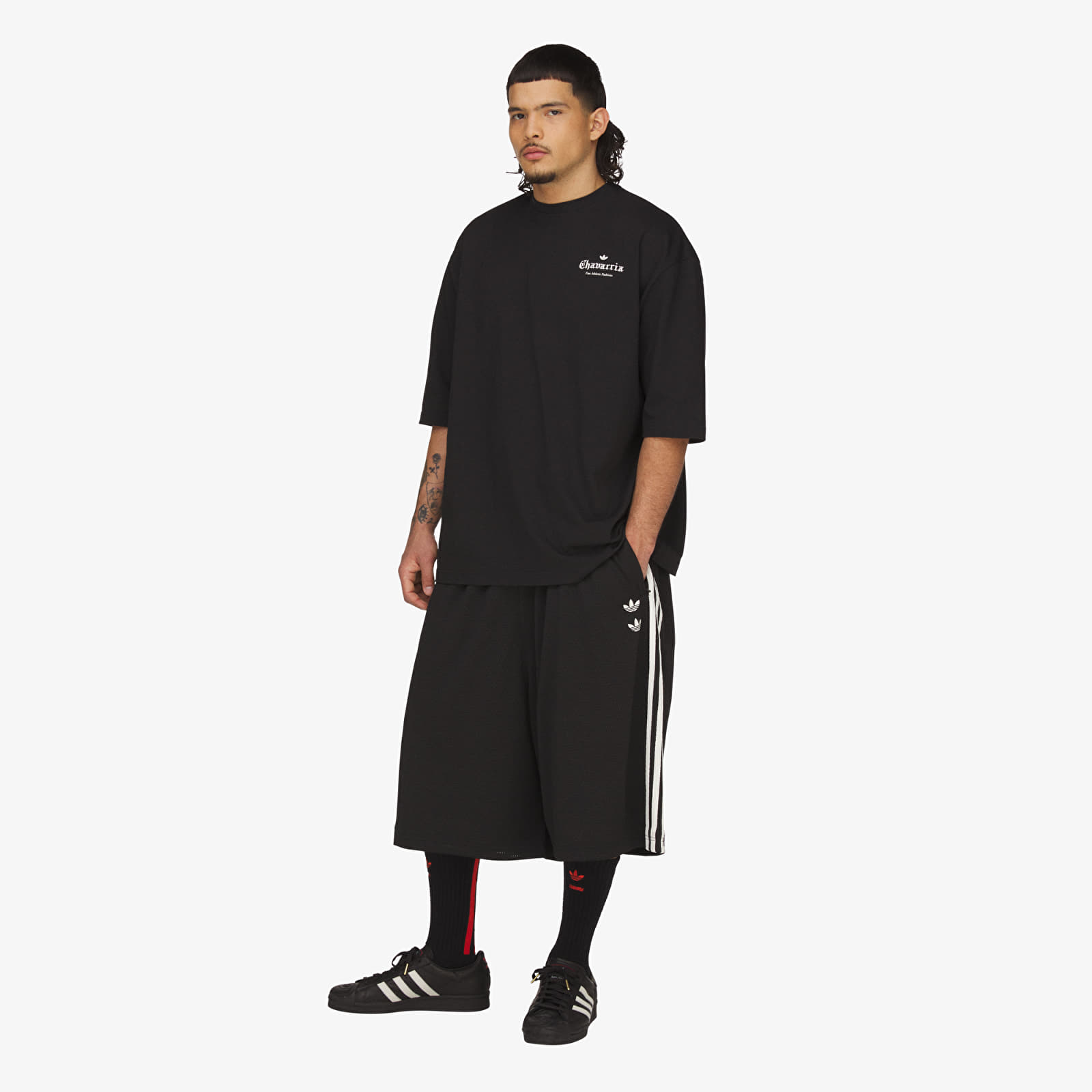 T-Shirts adidas x Willy Chavarria Logo Ss T-Shirt Black