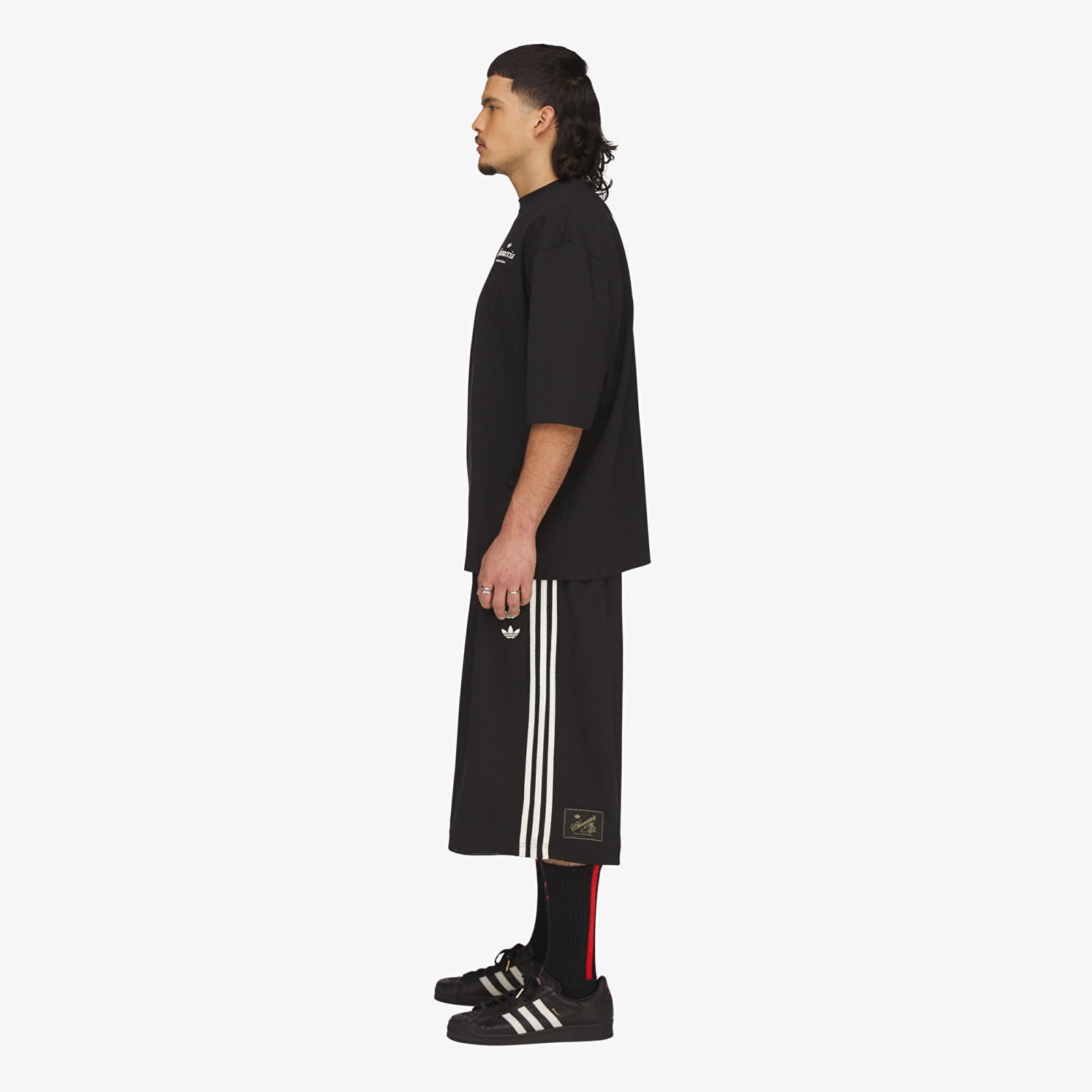 T-Shirts adidas x Willy Chavarria Logo Ss T-Shirt Black