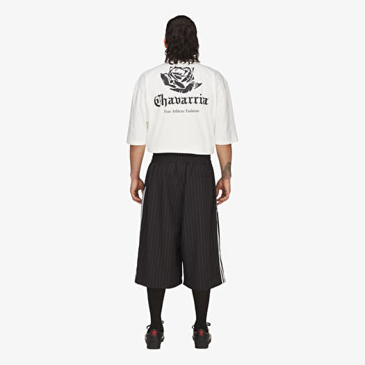adidas x Willy Chavarria Pinstripe Long Short Black/ White | Footshop