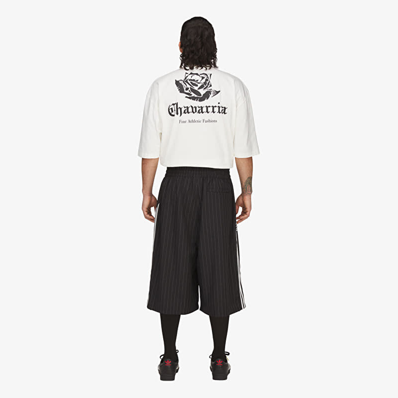 adidas x Willy Chavarria Pinstripe Long Short Black/ White | Footshop
