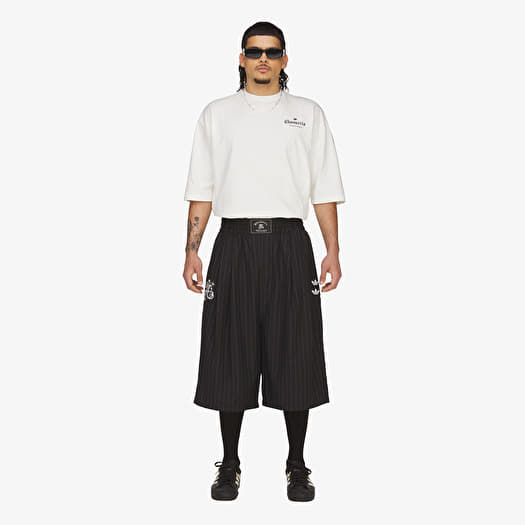 adidas x Willy Chavarria Pinstripe Long Short Black/ White | Footshop