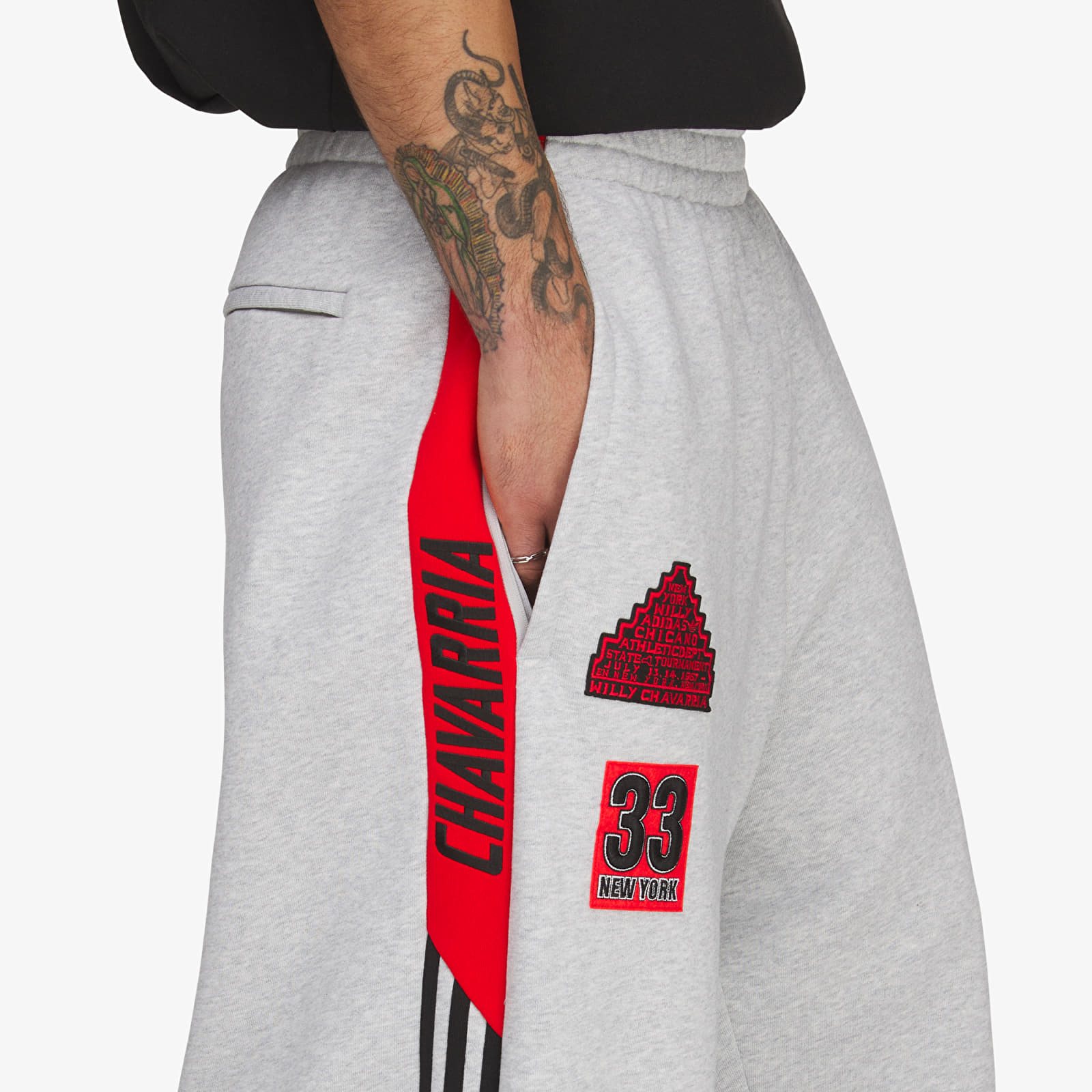 Jogginghosen adidas x Willy Chavarria Ny Sweatpant Light Grey Heather