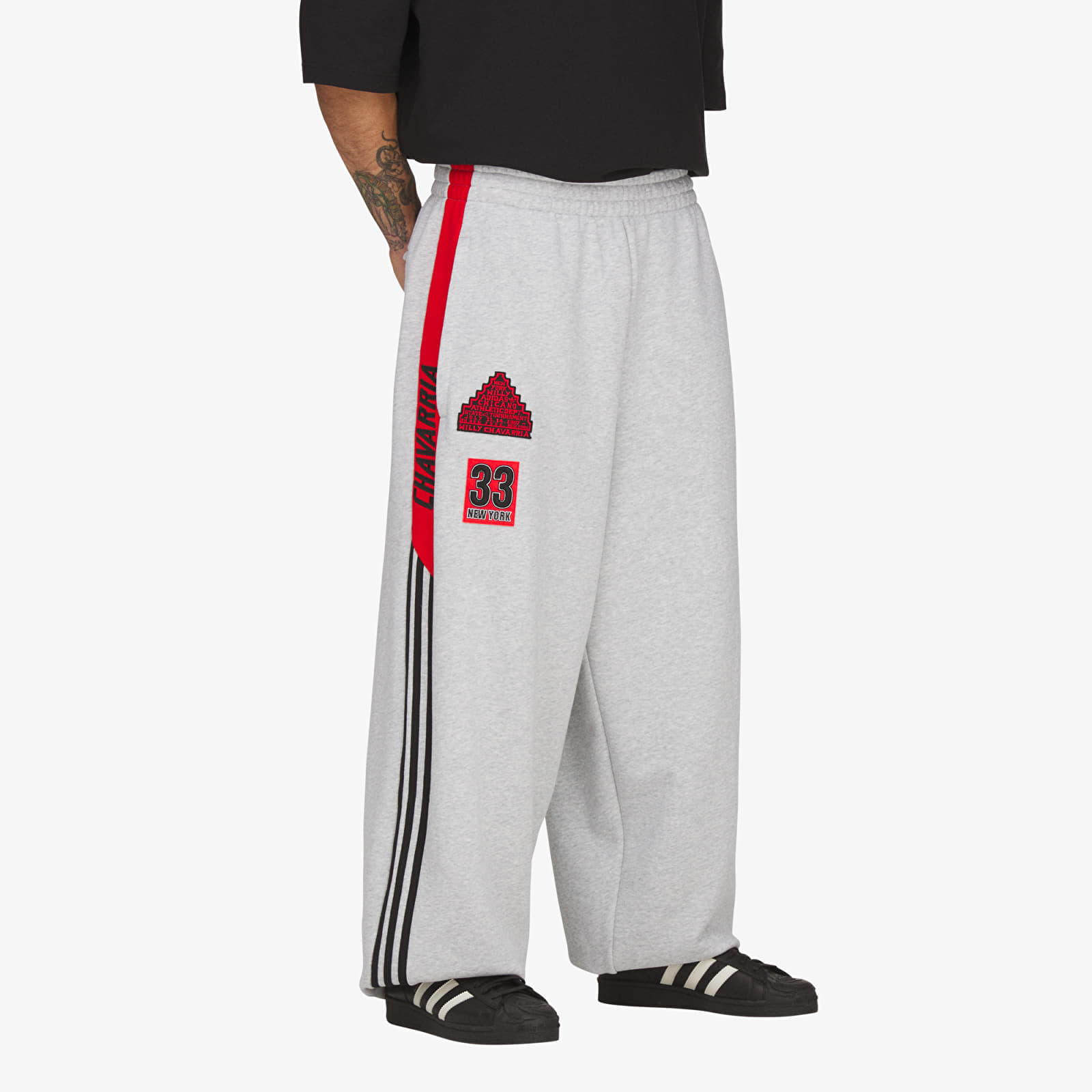 Pantaoni da ginnastica adidas Chavarria Ny Sweatpant ight Grey Heather