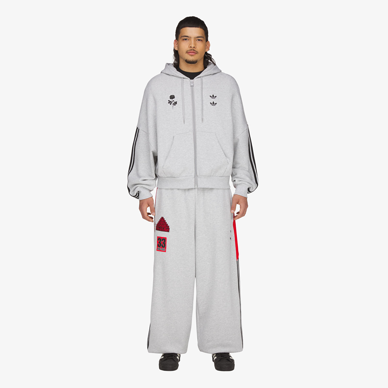 Jogginghosen adidas x Willy Chavarria Ny Sweatpant Light Grey Heather