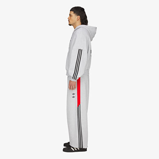 adidas x Willy Chavarria Full Zip Logo Hoodie Light Grey Heather