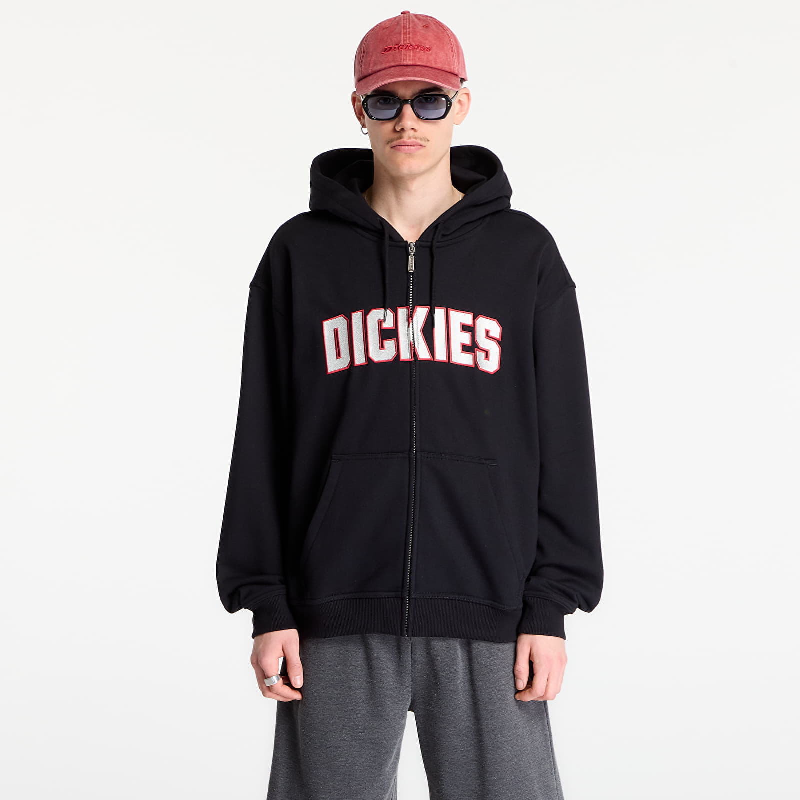 Суитшърт Dickies Aitkin Zip Hoodie Black XXL