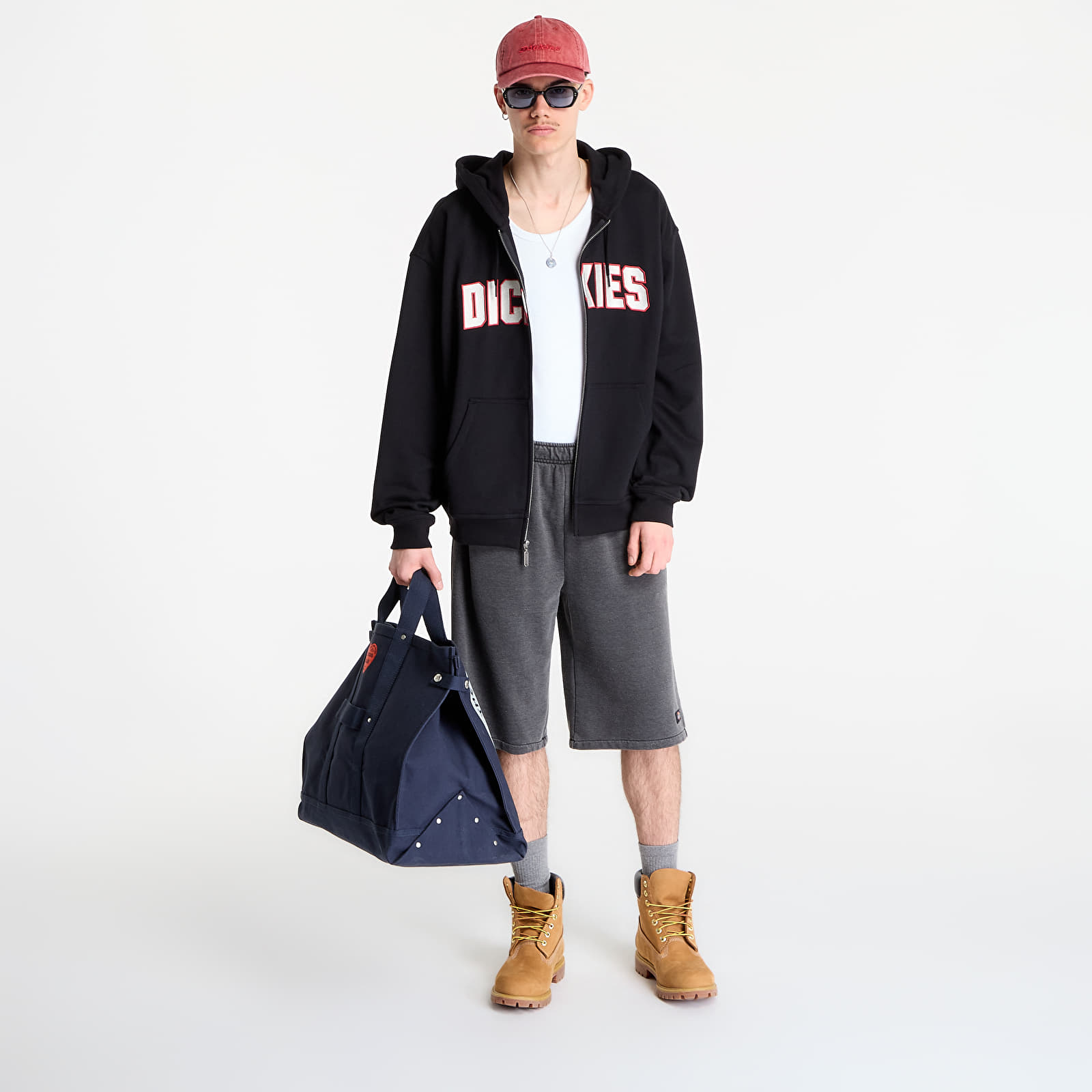 Регланы и толстовки Dickies Aitkin Zip Hoodie Black