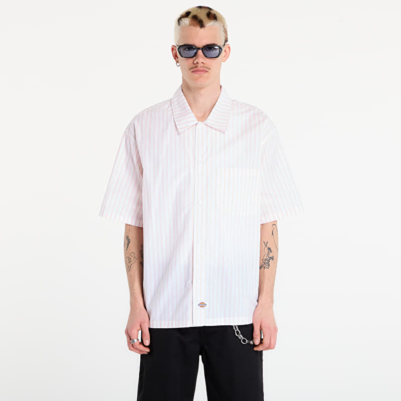 Cămașă Dickies Venedocia Stripe Shirt Short Sleeve White