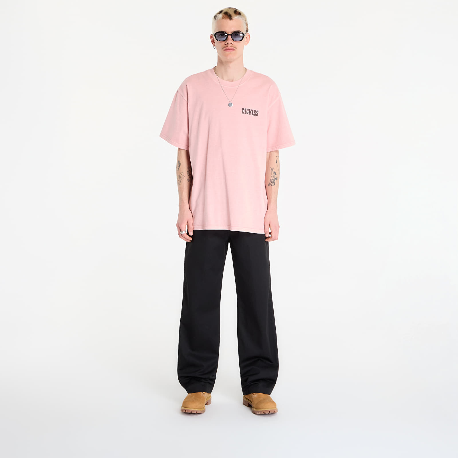 T-shirts Dickies Buchtell Short Sleeve Tee Bridal Rose