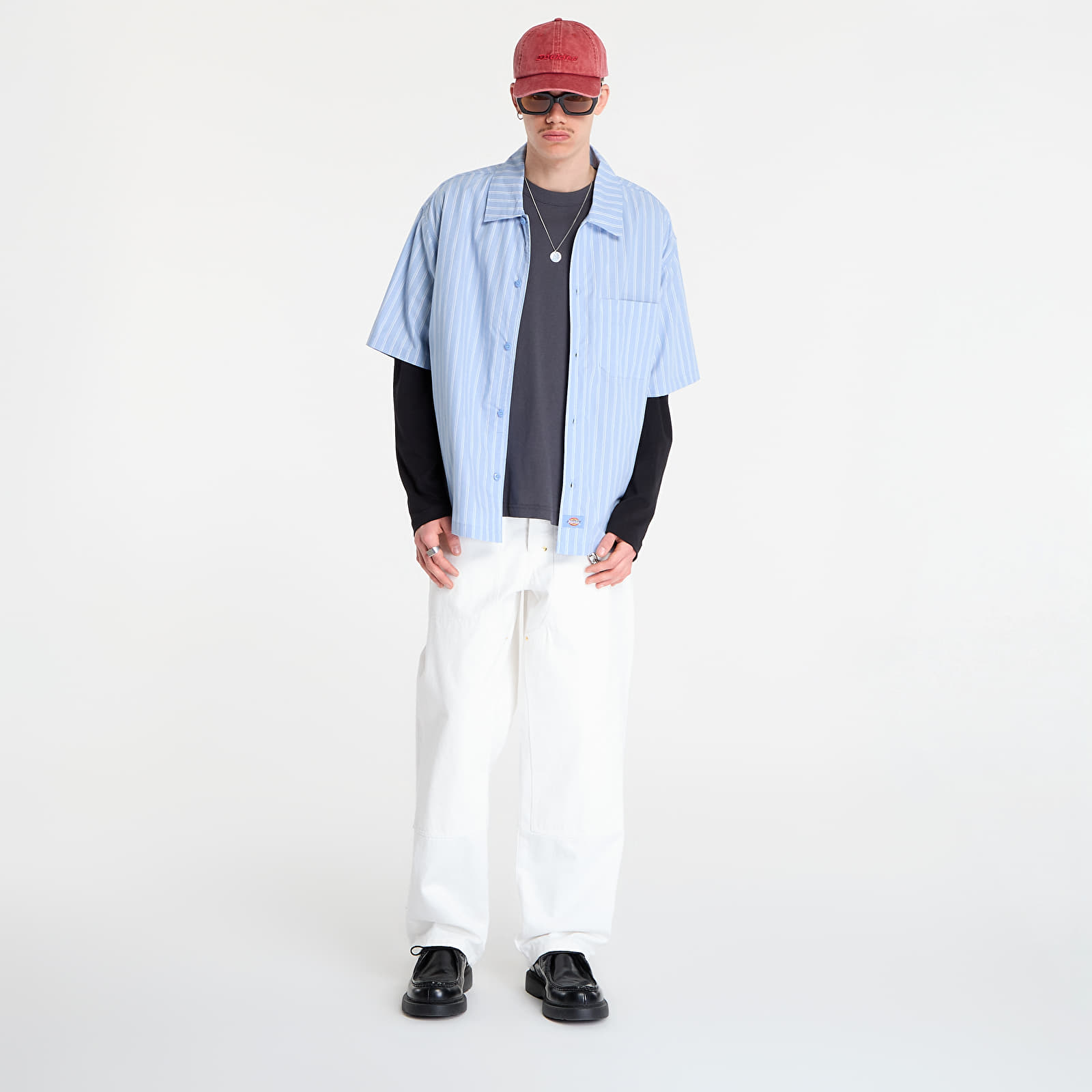 Shirts Dickies Venedocia Stripe Shirt Short Sleeve Endless