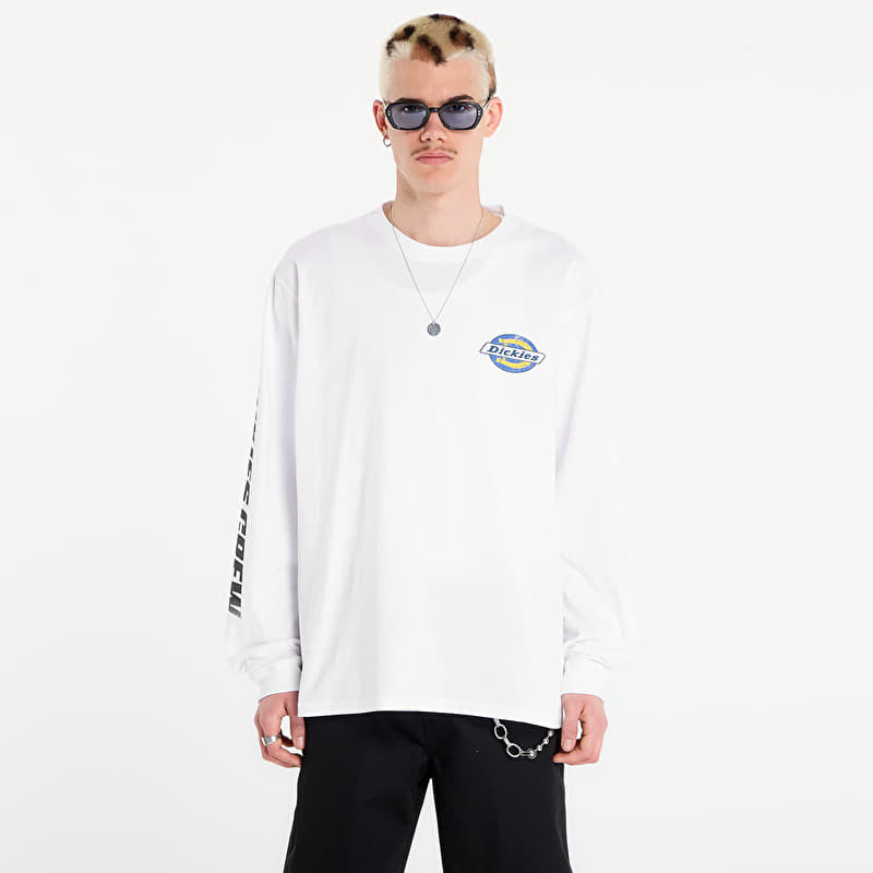Tričko Dickies Nashport Long Sleeve Tee White