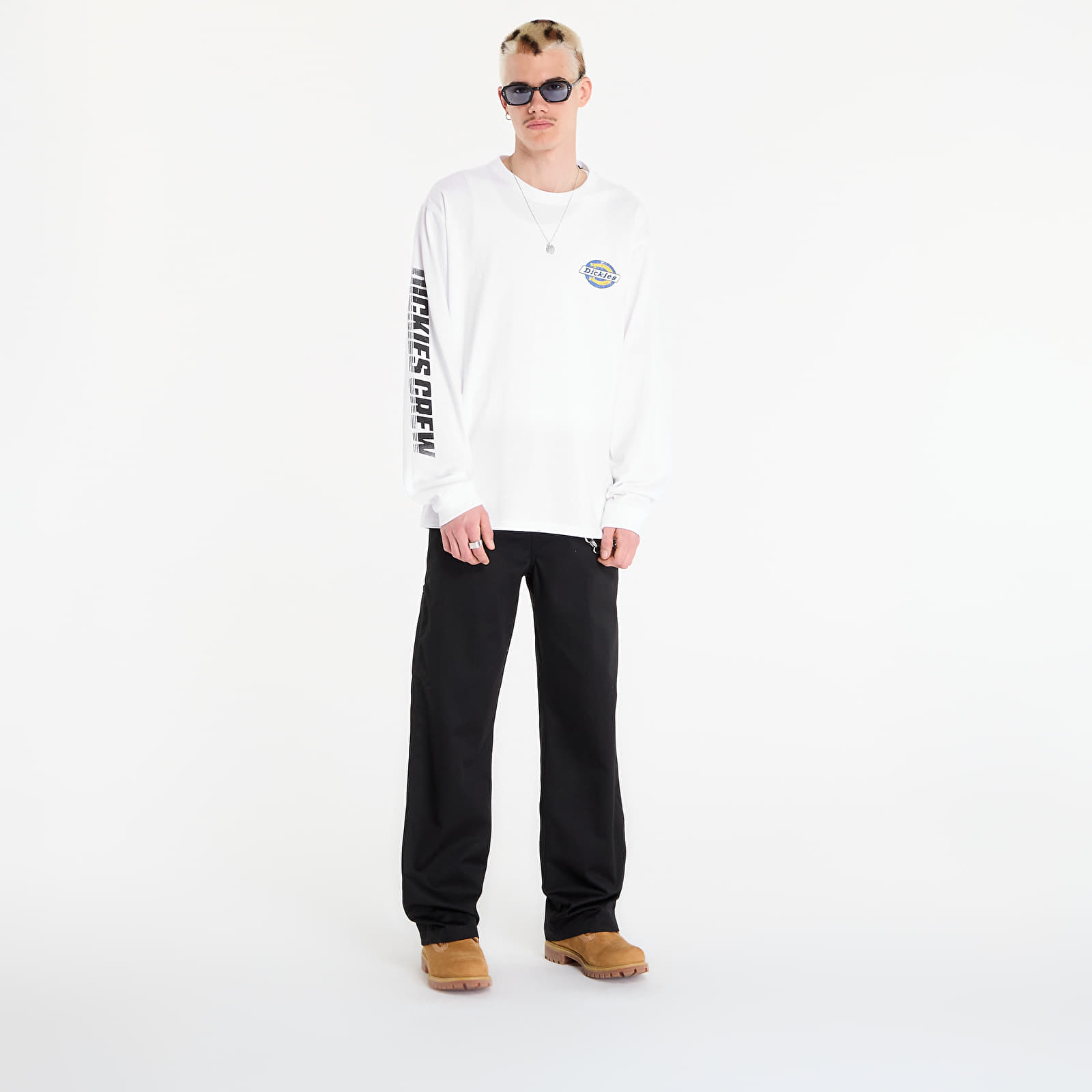 T-shirts Dickies Nashport Long Sleeve Tee White