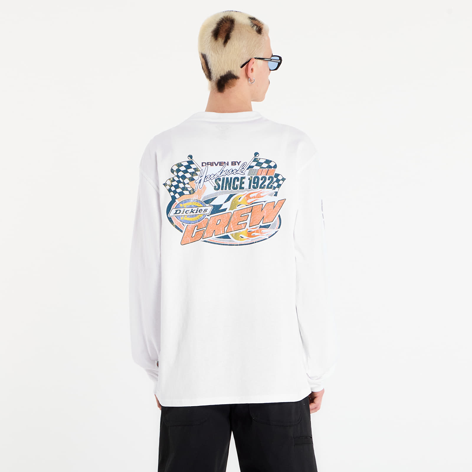 T-shirts Dickies Nashport Long Sleeve Tee White