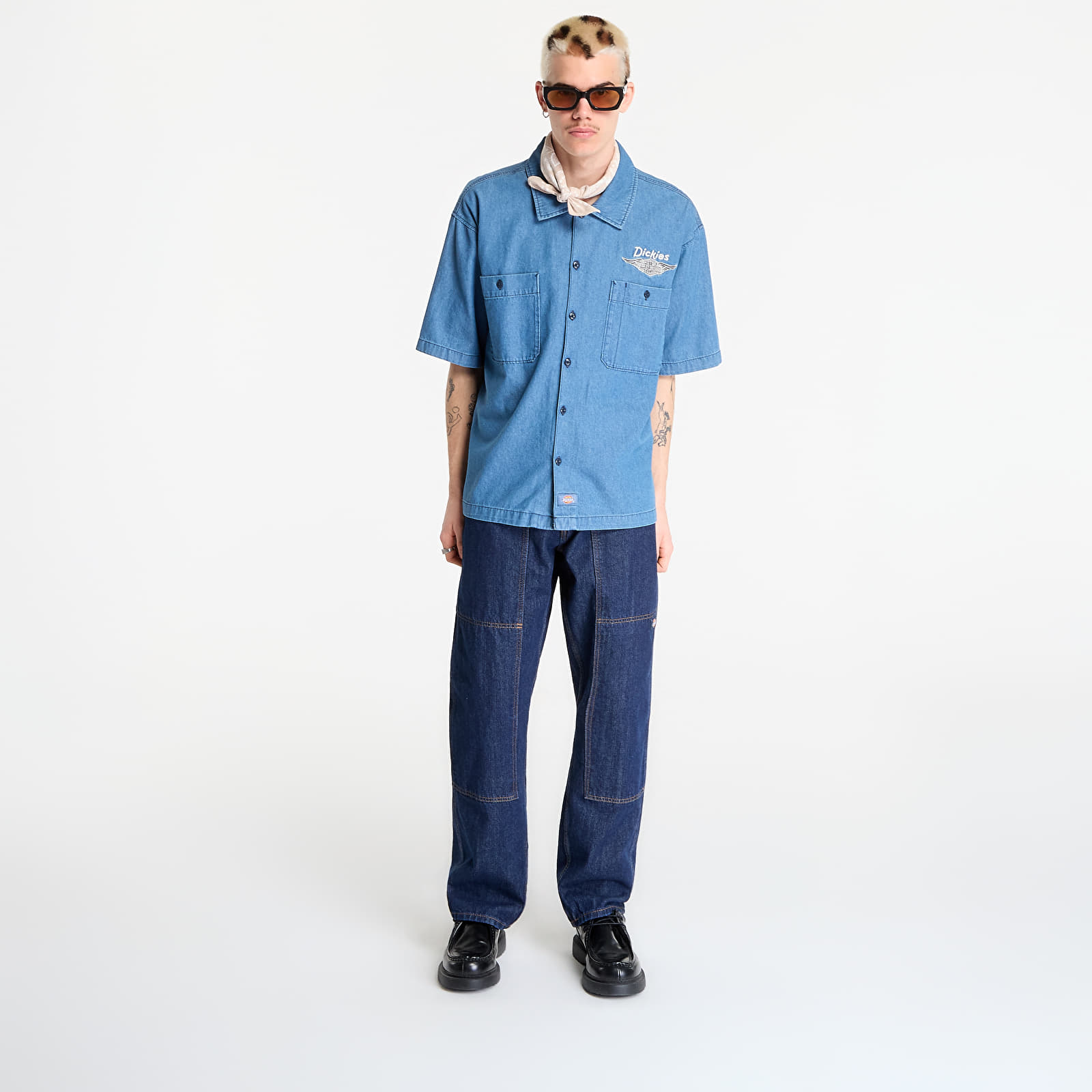 Shirts Dickies M X Hoodie Cbry Wk St Blue