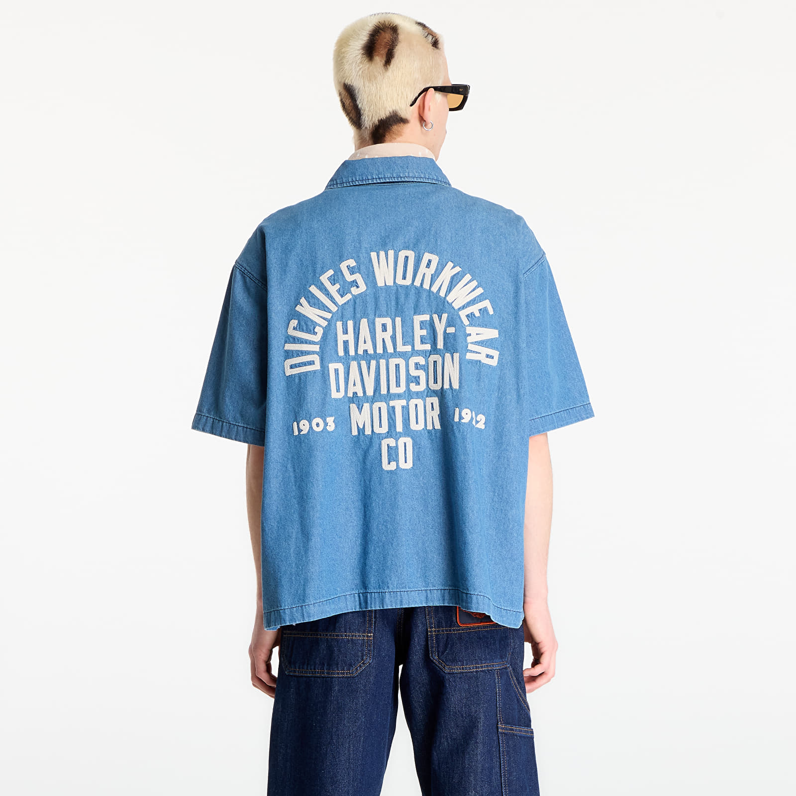 Shirts Dickies M X Hoodie Cbry Wk St Blue