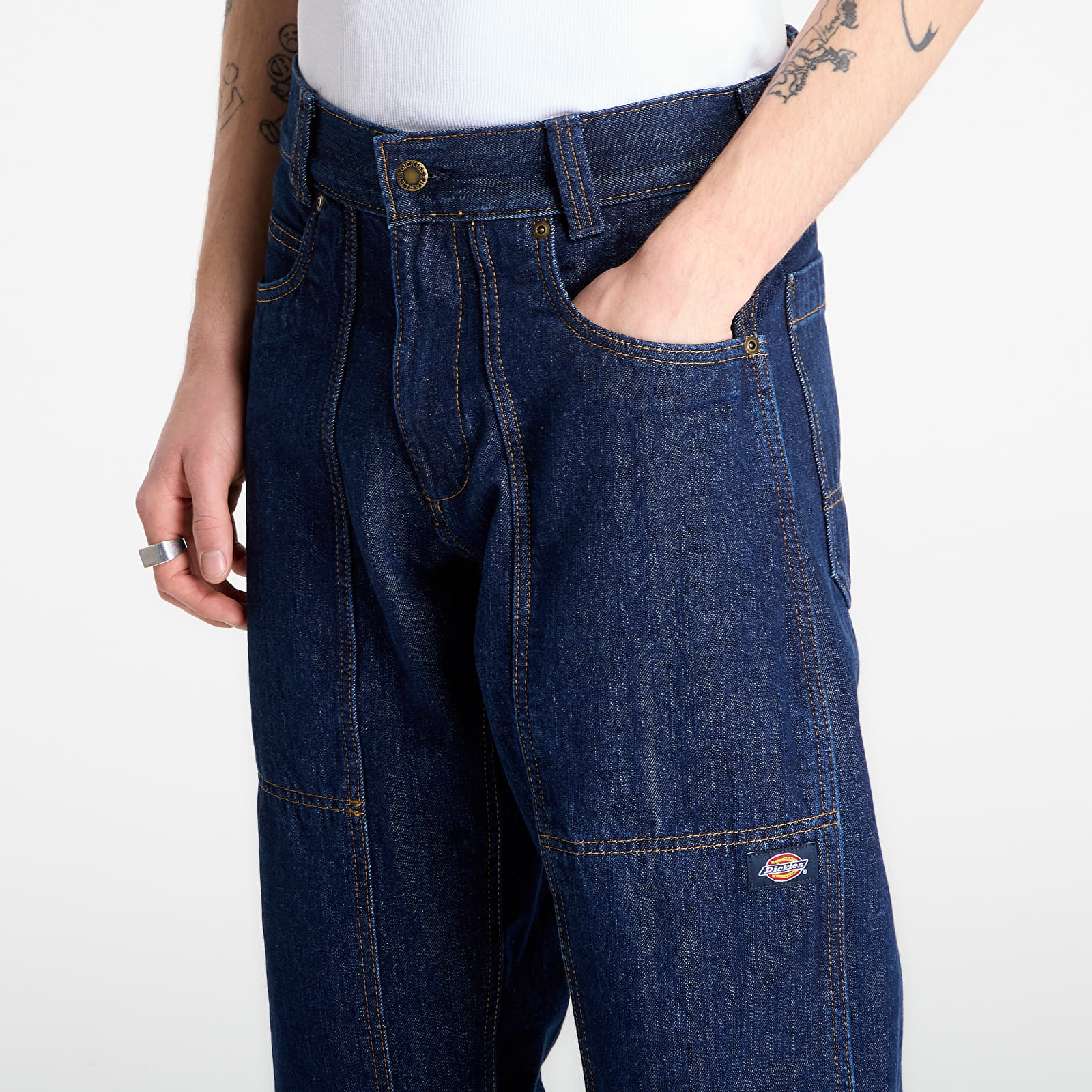 Farkut Dickies x Harley Davidson M X Hoodie Denim Pant Rnsd Blue