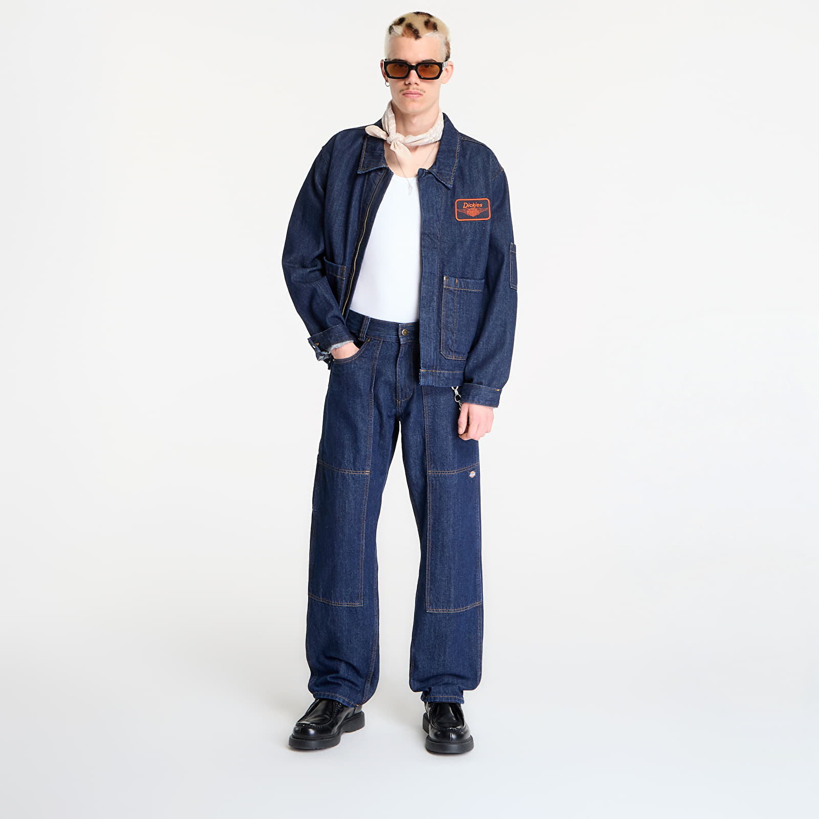 Farkut Dickies x Harley Davidson M X Hoodie Denim Pant Rnsd Blue
