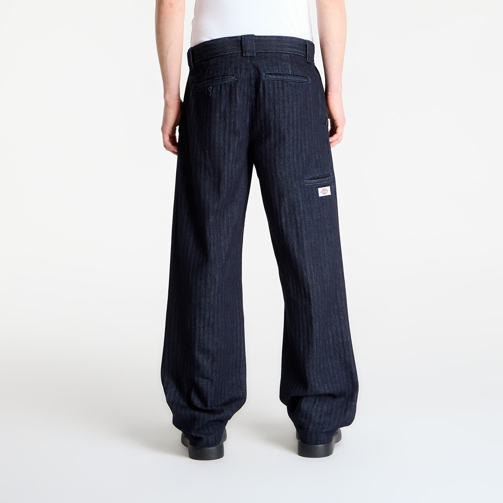 Jeans Dickies Selvedge Herringbone Denim Rinsed Black
