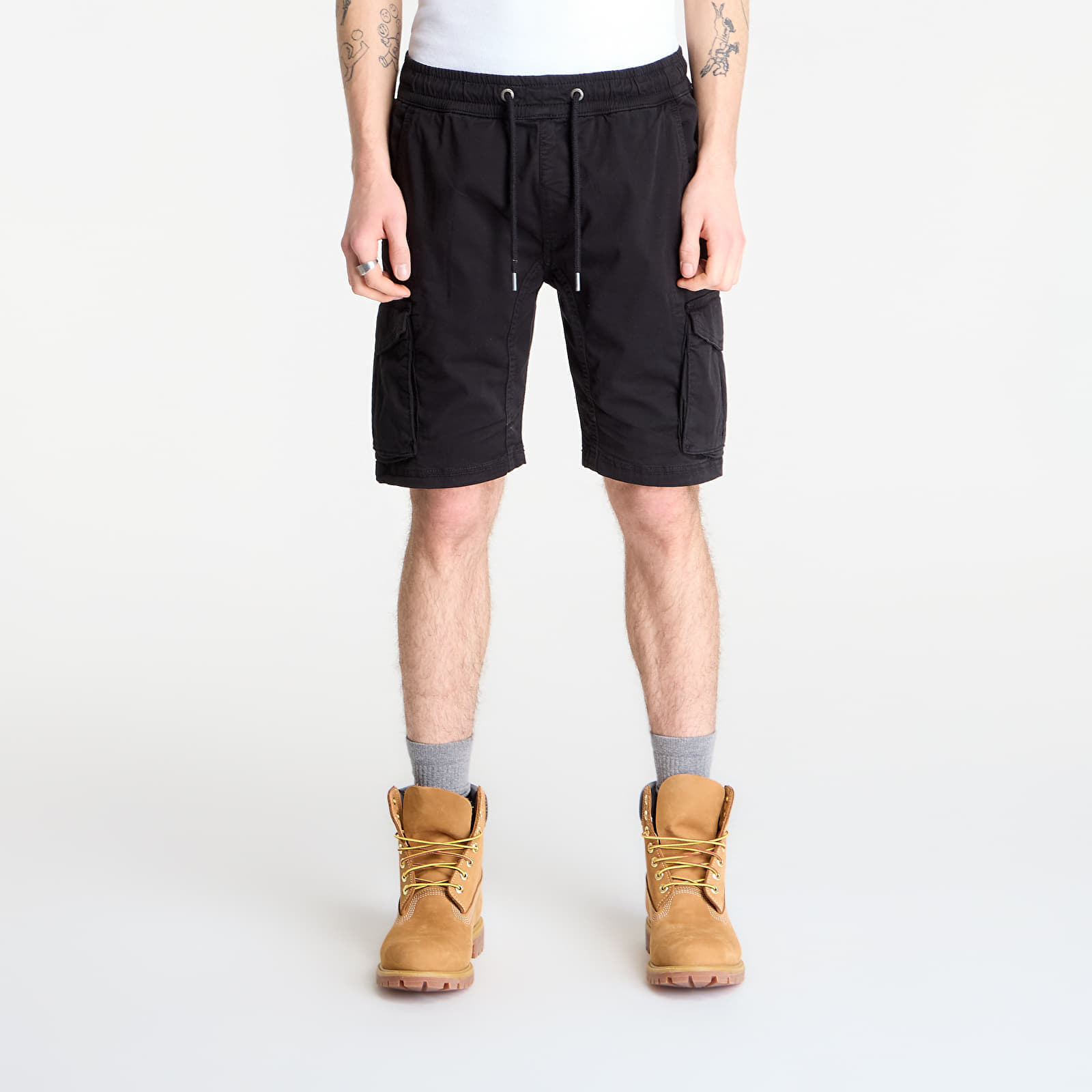 Къси панталони Alpha Industries Cotton Twill Jogger Short Black XL