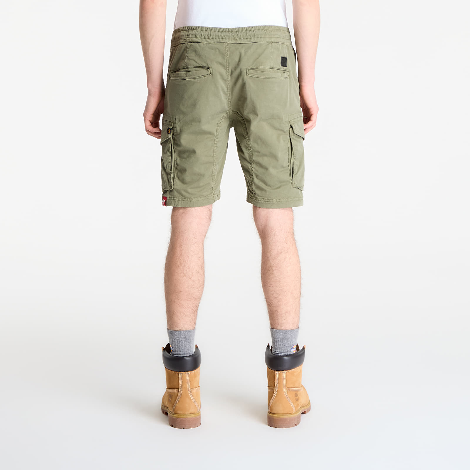 Korte broeken Alpha Industries Cotton Twill Jogger Short Vintage Green