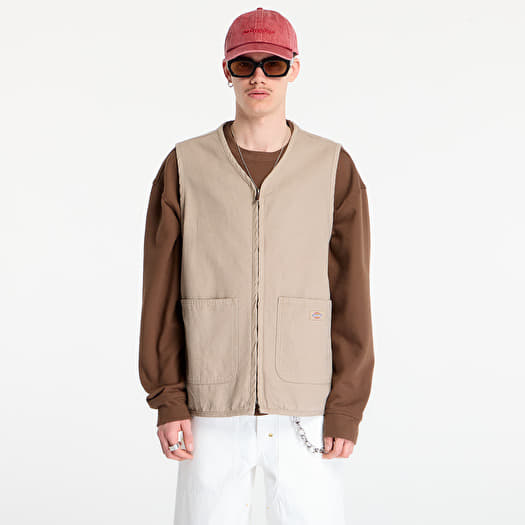 Dickies Canvas Summer Vest Desert Sand