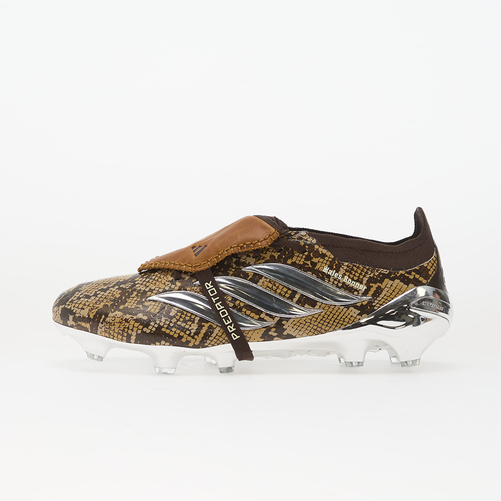 Levně Tenisky adidas Predator Elite Fold-Over Tongue Firm Ground Football Boots Brown/ Silver Met./ Bronze Strata