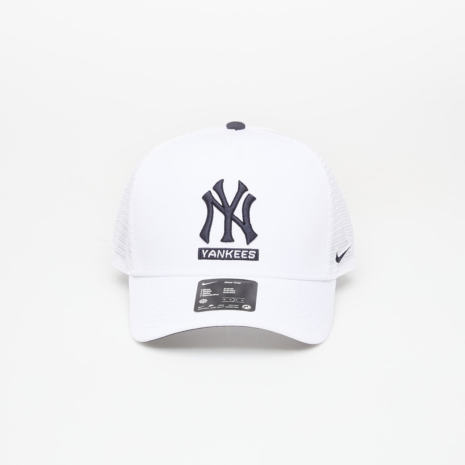 Kepurės Nike Primetime Dri-Fit Rise Structured 5 Panel Trucker Cap White/ Pitch Blue/ White