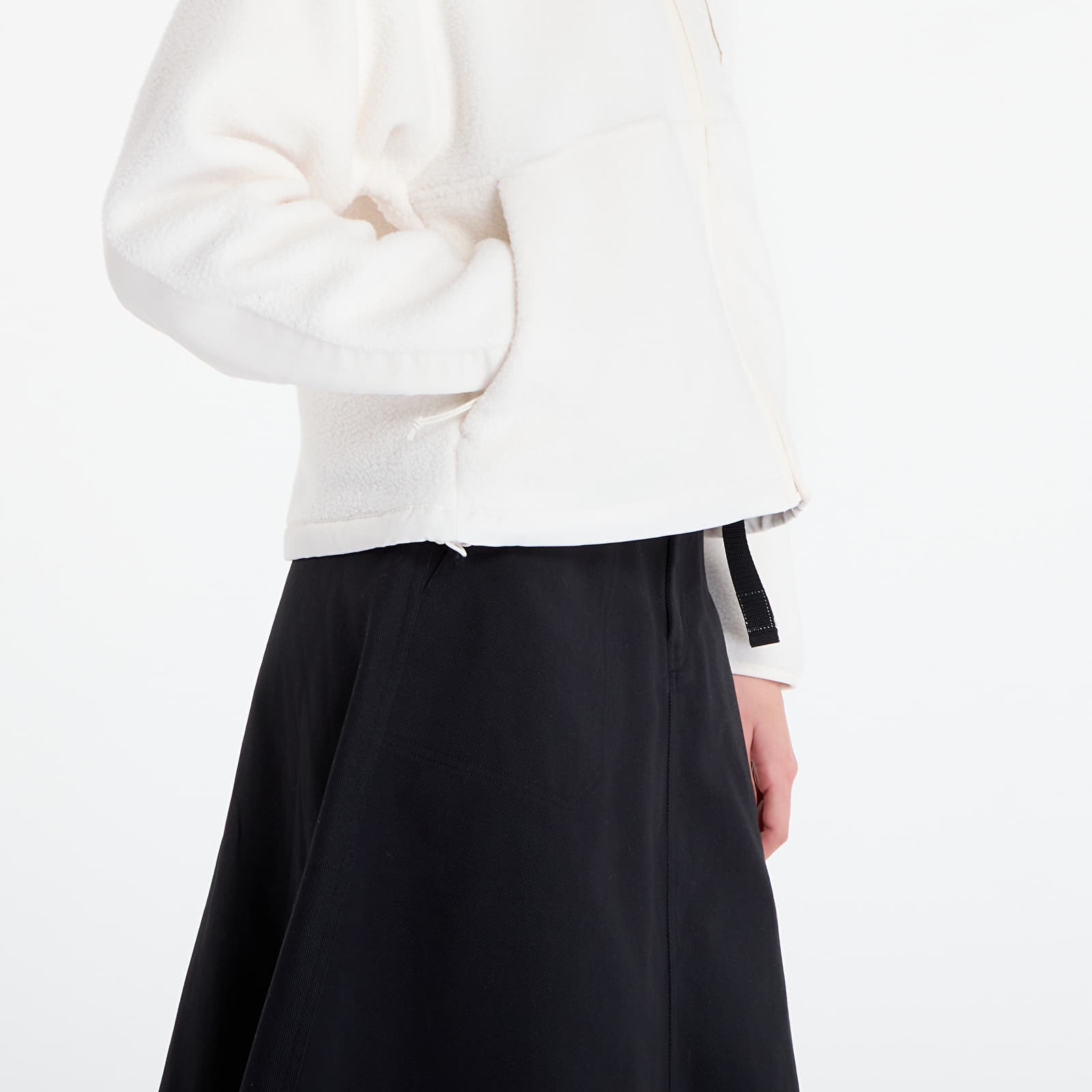 Dámske bundy The North Face Yumiori Off Peak Full Zip Jacket White Dune