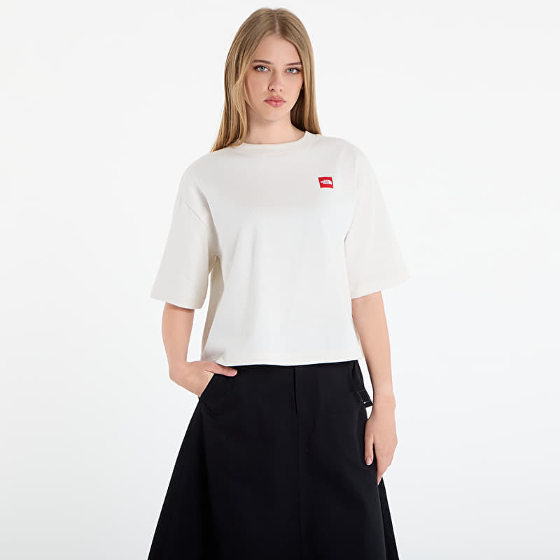 T-shirt The North Face Redbox S/S Boxy Tee White Dune