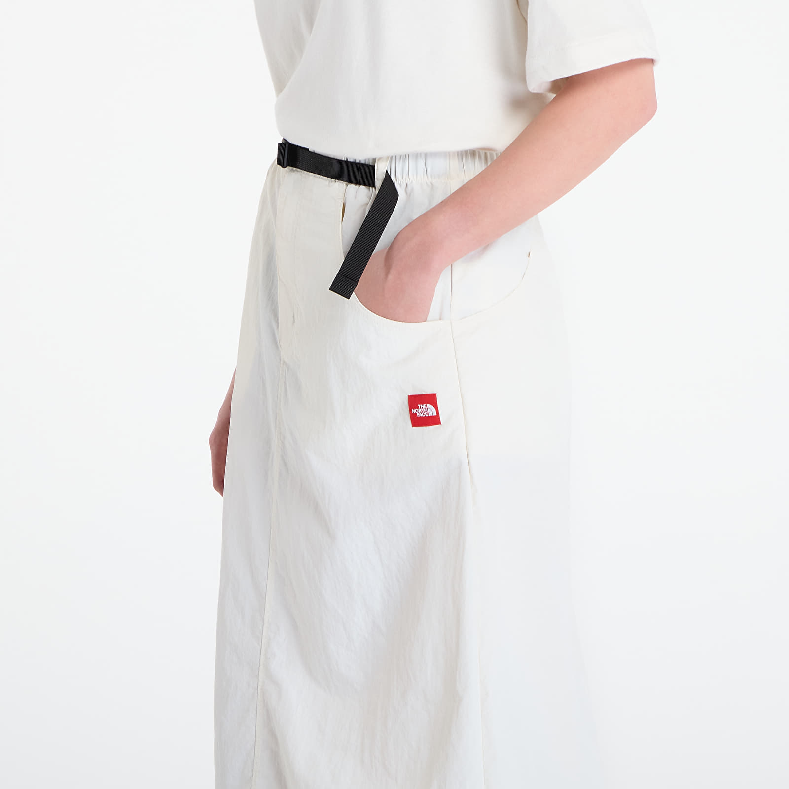 Damenröcke The North Face Redbox Nylon Belted Skirt White Dune