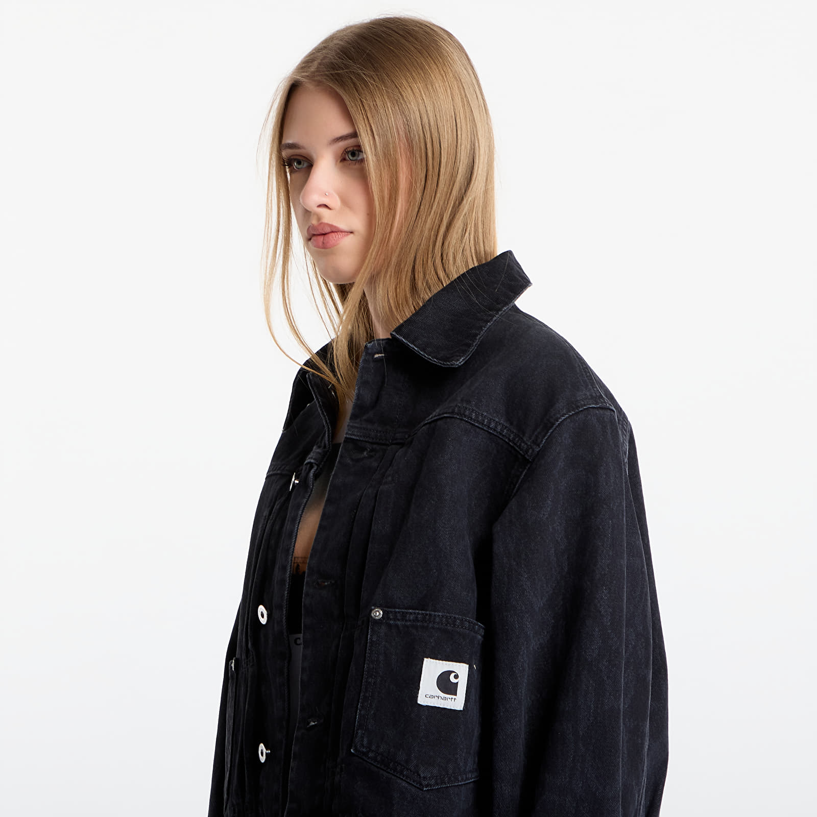 Chaquetas de mujer Carhartt WIP W' Belmar Jacket Snake Camo/ Black