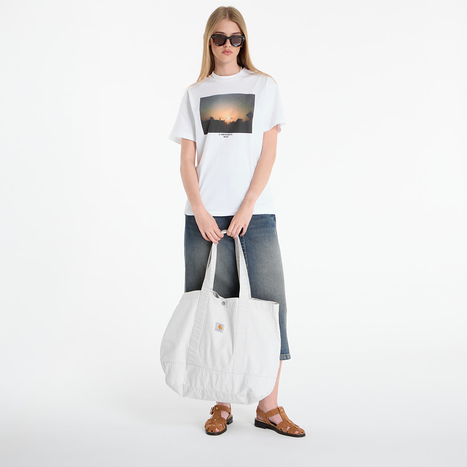 Camisetas Carhartt WIP S/S Warm Views T-Shirt UNISEX White