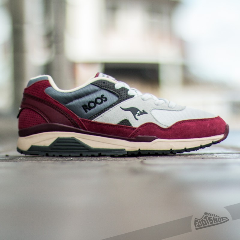 Buty męskie KangaROOS Runaway ROOS 002 Burgundy/Light Grey
