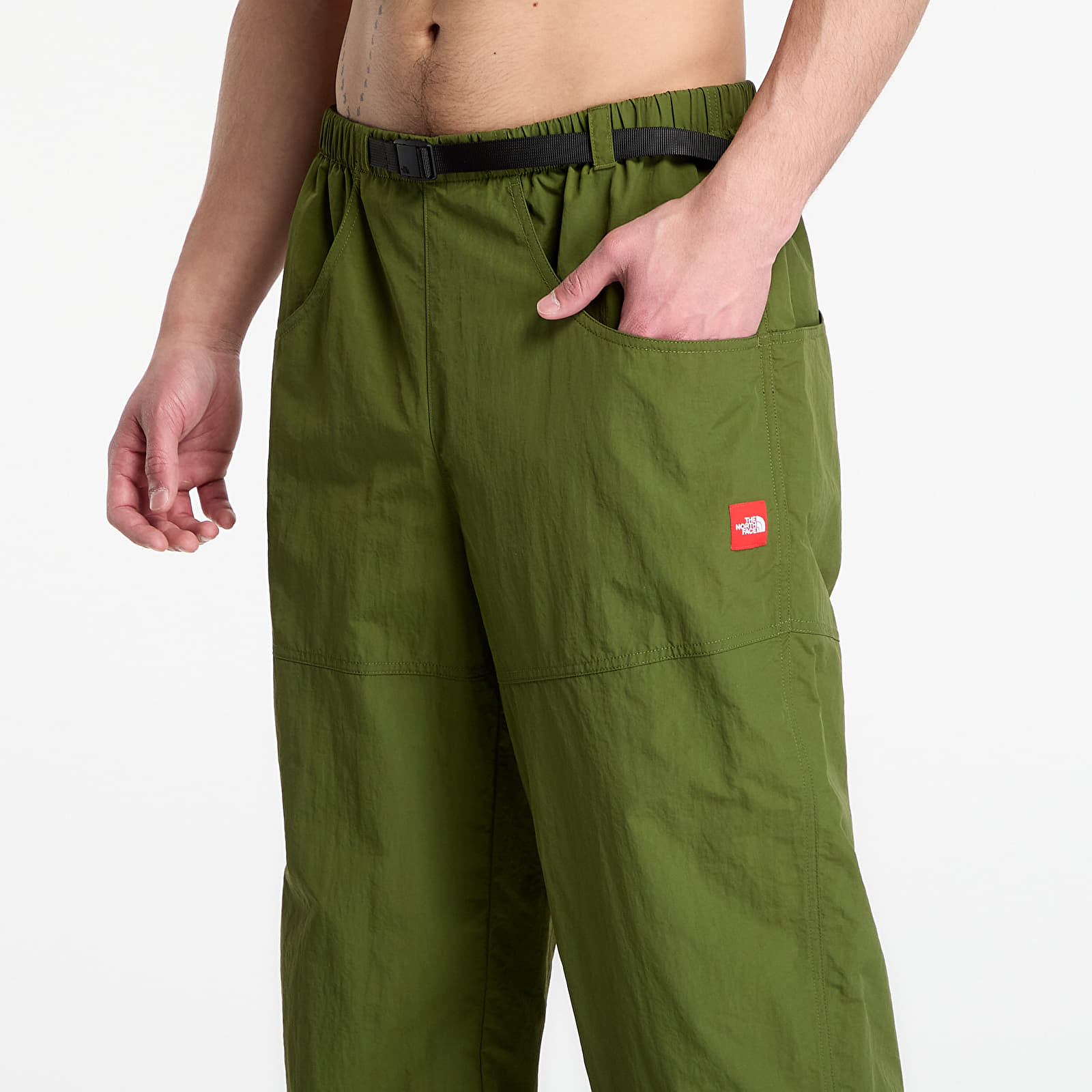 Byxor The North Face M Redbox Nylon Belted Pant Woodland Green
