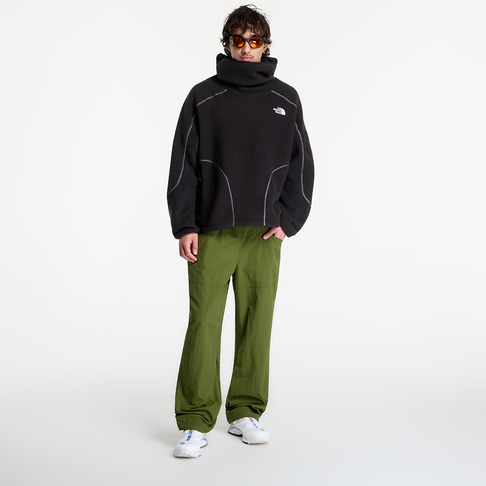 Byxor The North Face M Redbox Nylon Belted Pant Woodland Green