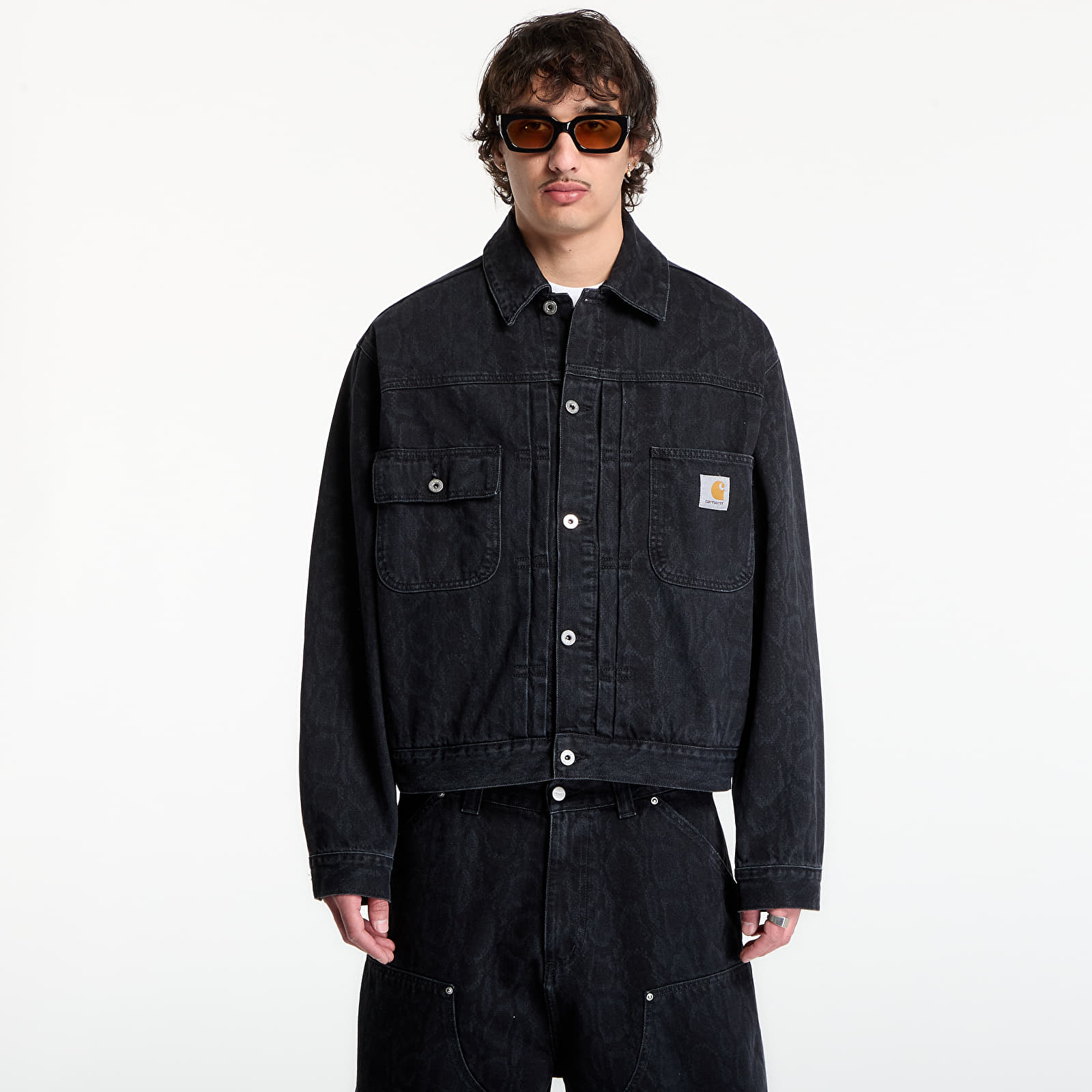 Bundy Carhartt WIP Belmar Jacket UNISEX Snake Camo/ Black