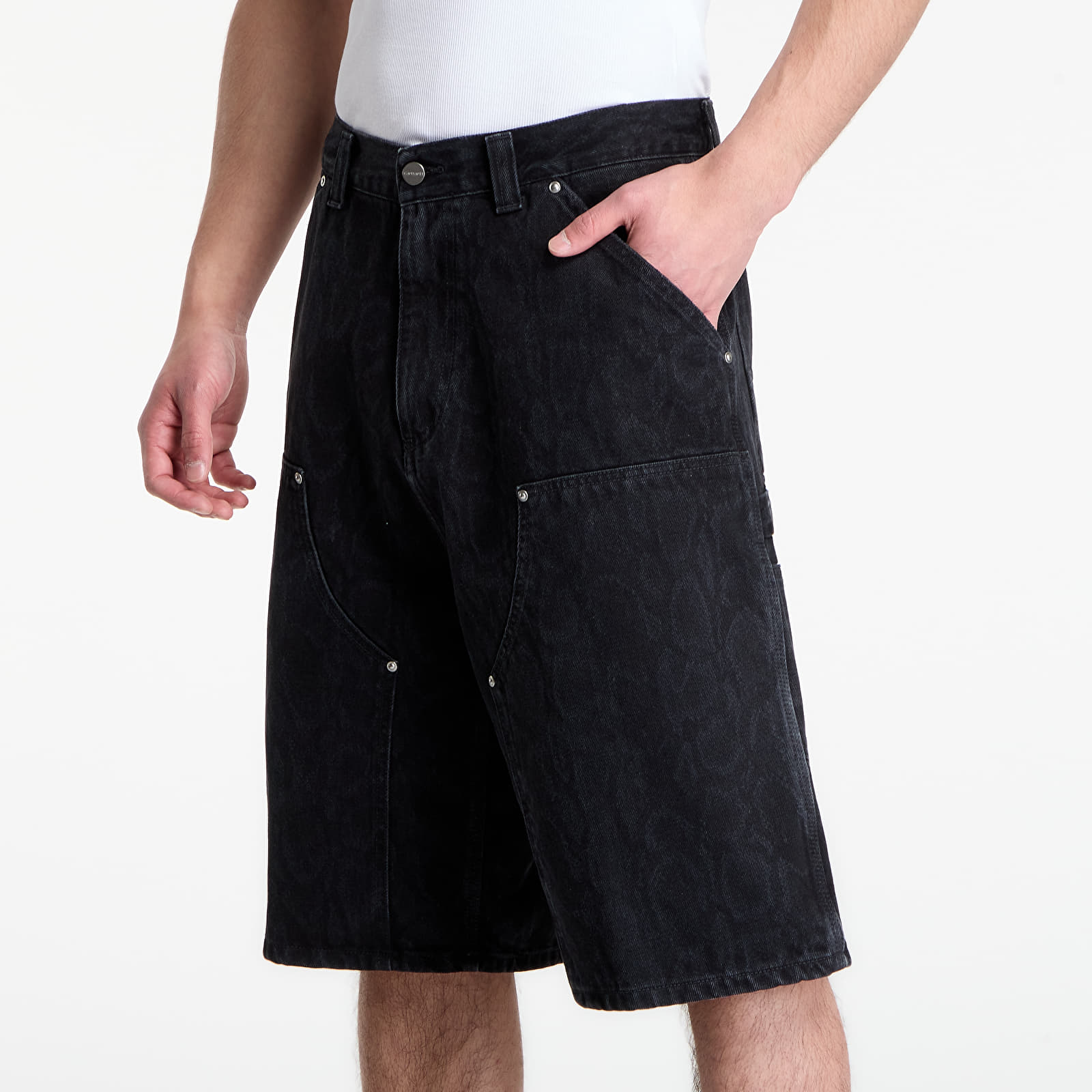 Šorti Carhartt WIP OG Double Knee Short Snake Camo/ Black