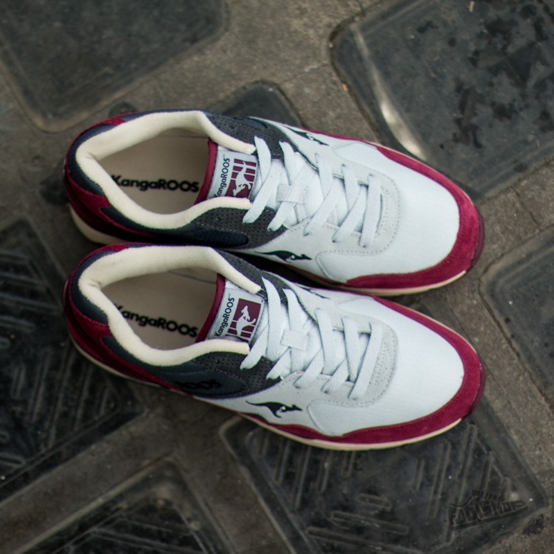 Buty męskie KangaROOS Runaway ROOS 002 Burgundy/Light Grey