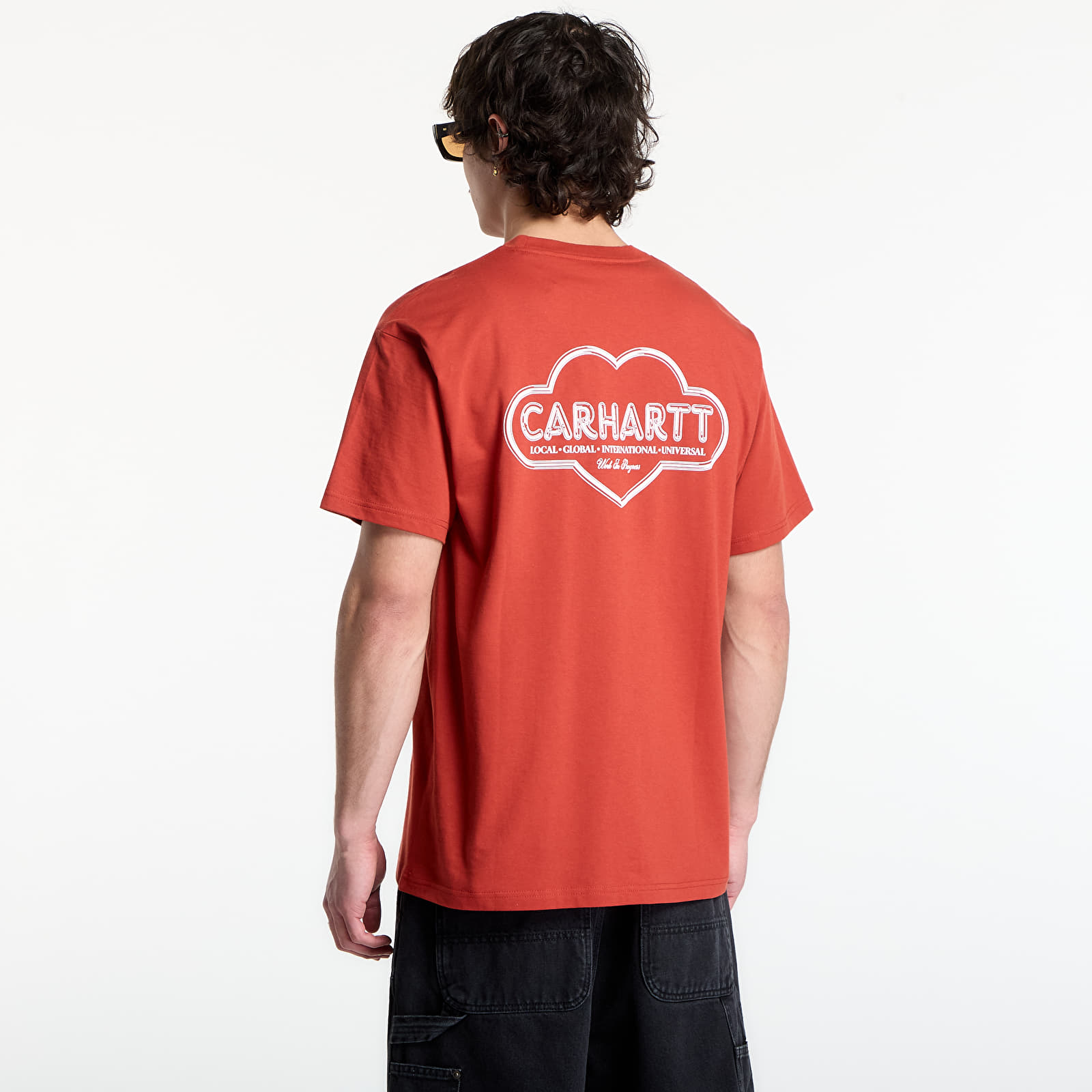 T-shirts  Carhartt WIP S/S Cloud Heart T-Shirt UNISEX Oxide Red