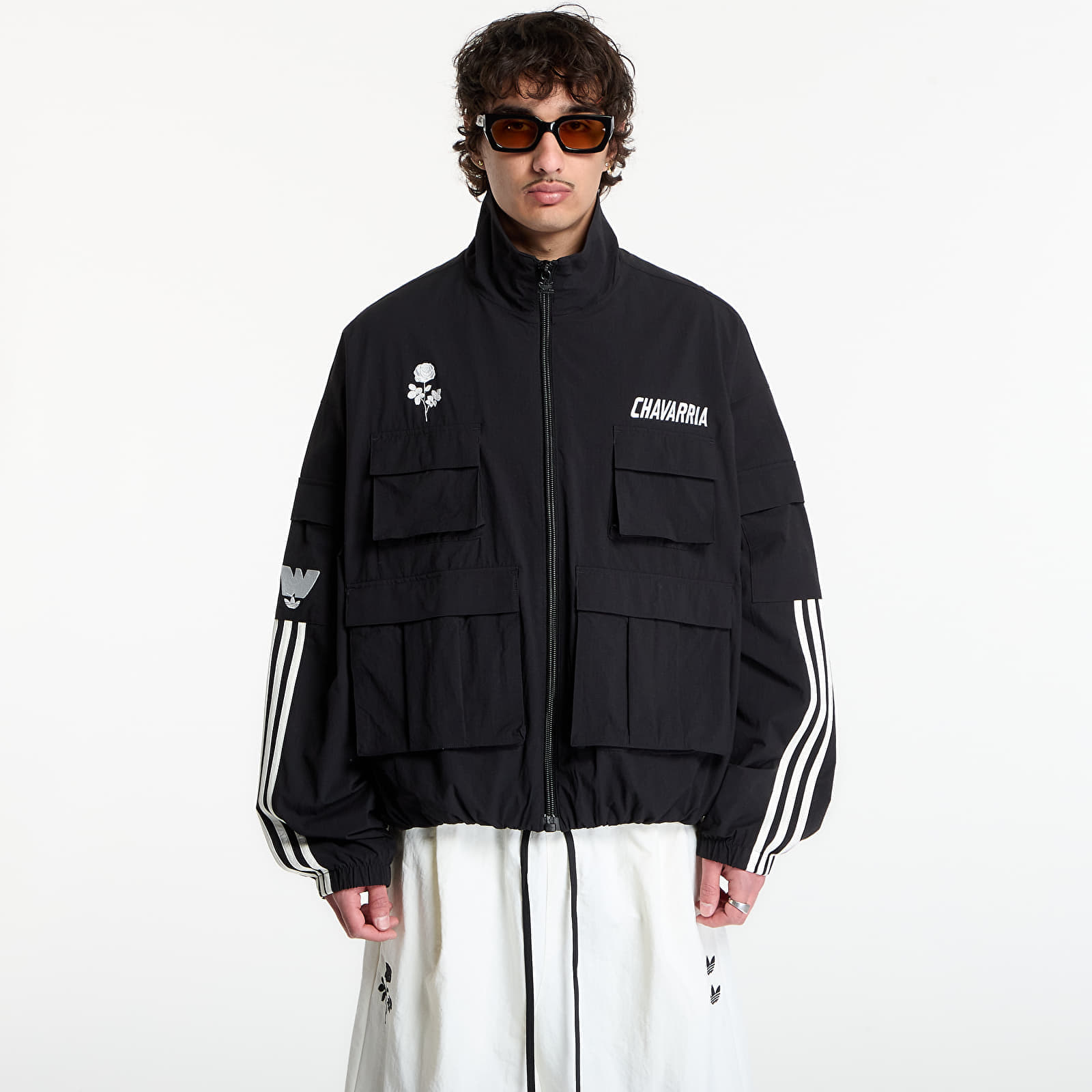 Levně Mikina adidas x Willy Chavarria Cargo Track Track Top Black L