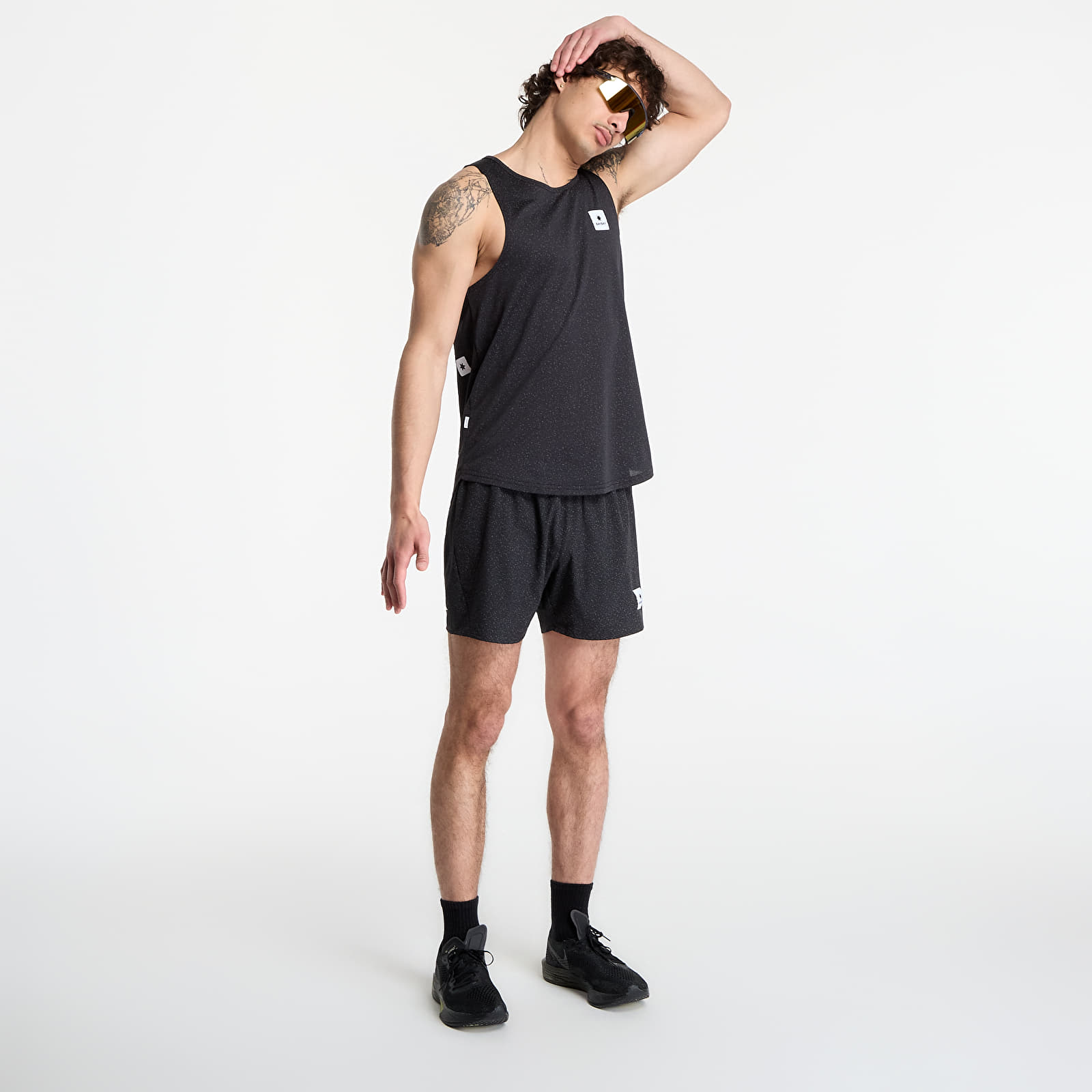 Shorts SAYSKY Universe Pace Shorts 5'' Black Universe
