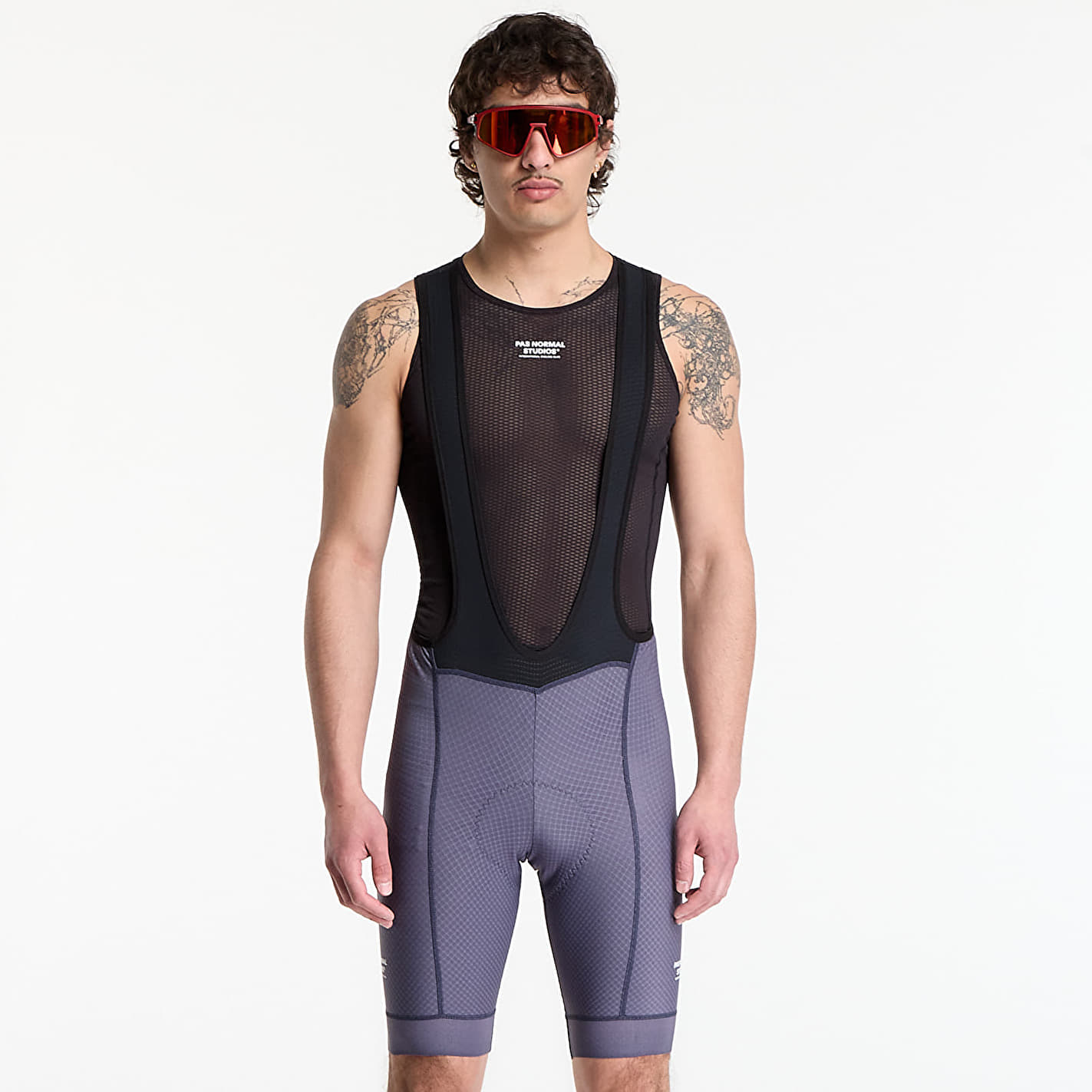 Къси панталони Pas Normal Studios Essential Bibs Iron Grey XL