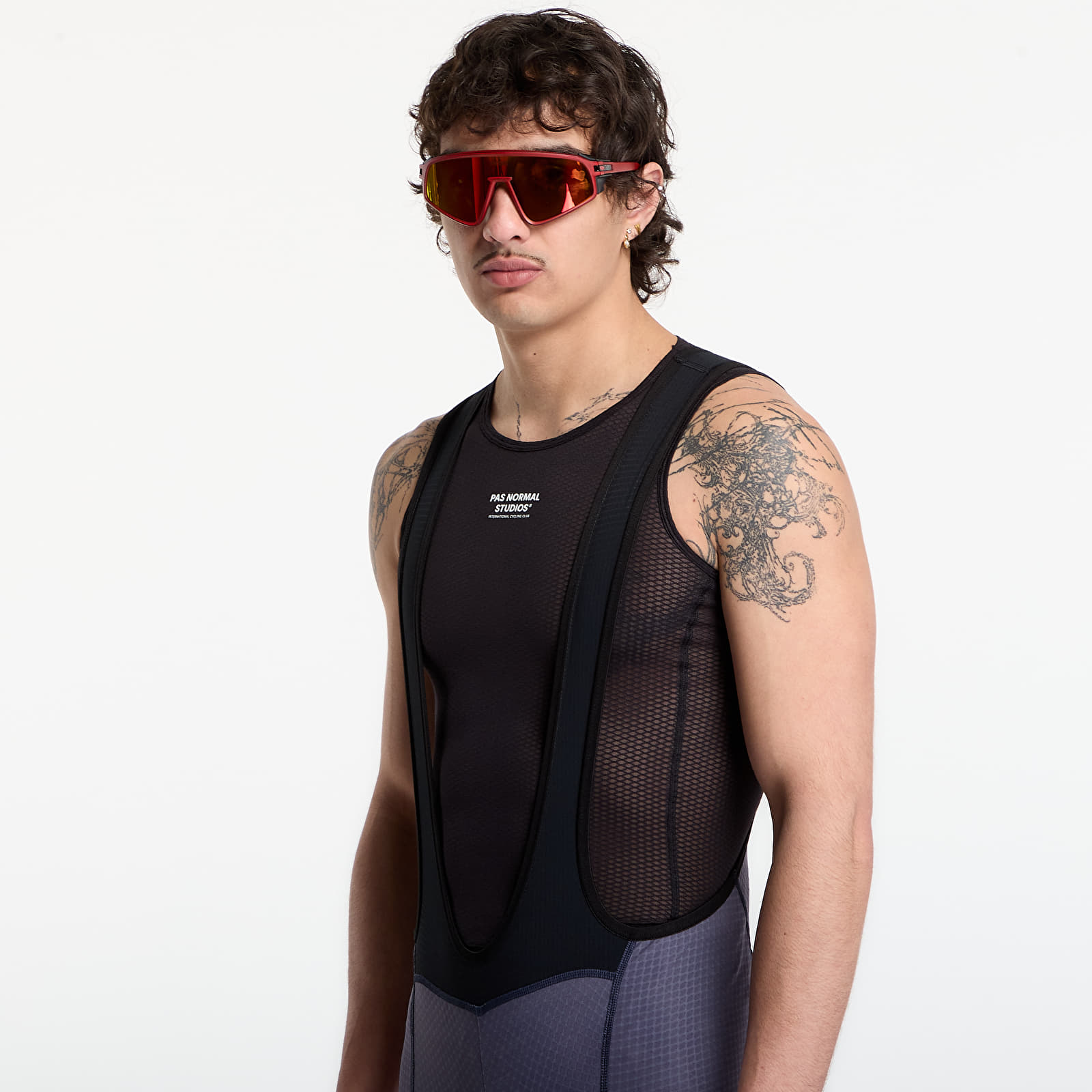 Pantalones cortos Pas Normal Studios Essential Bibs Iron Grey