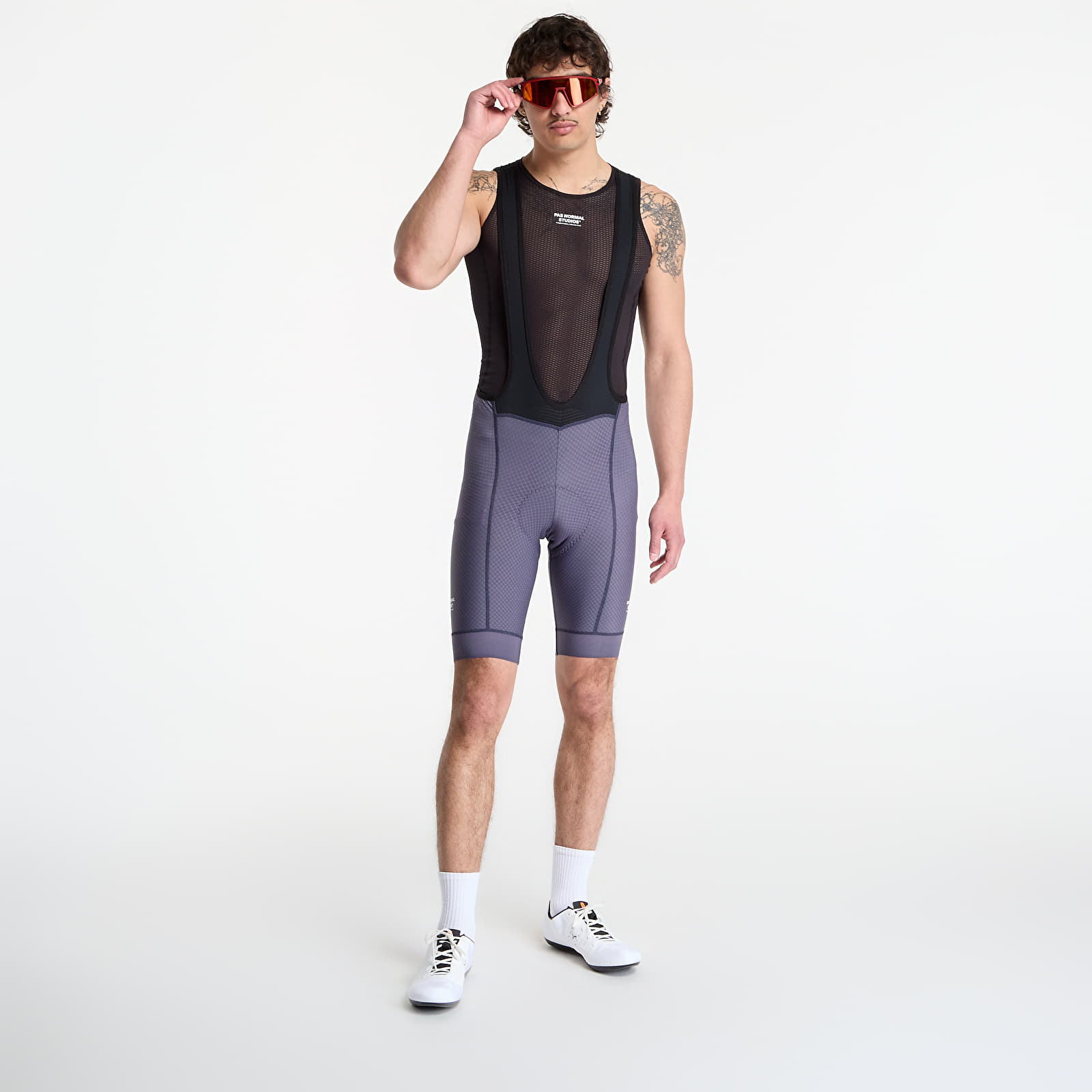 Pantalones cortos Pas Normal Studios Essential Bibs Iron Grey