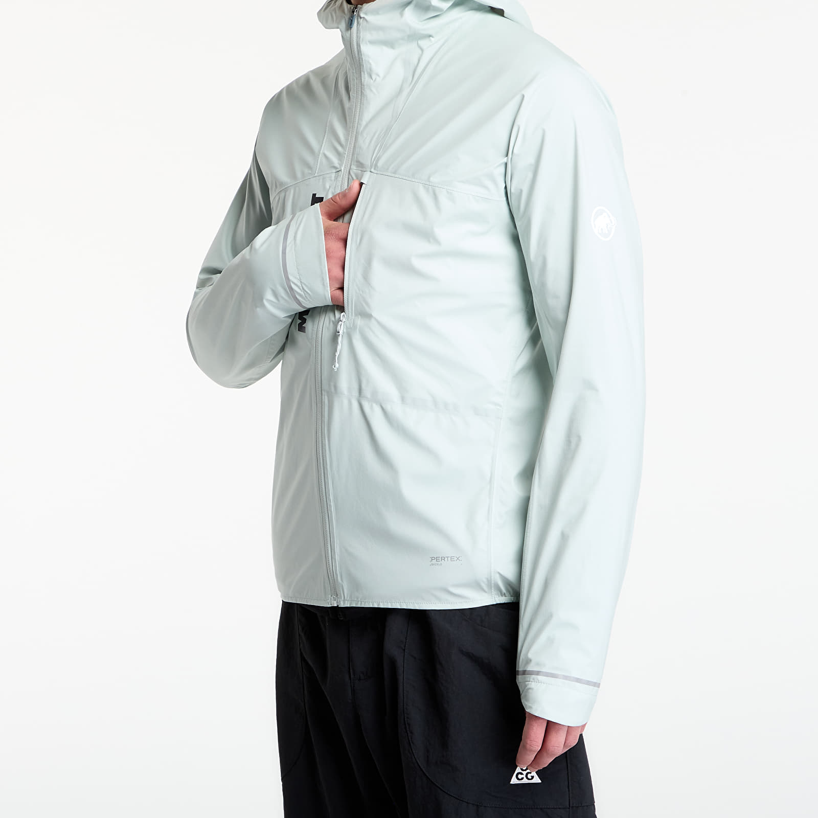 Coach Jackets Mammut Aenergy TR HS Hooded Jacket Men Silver Sage