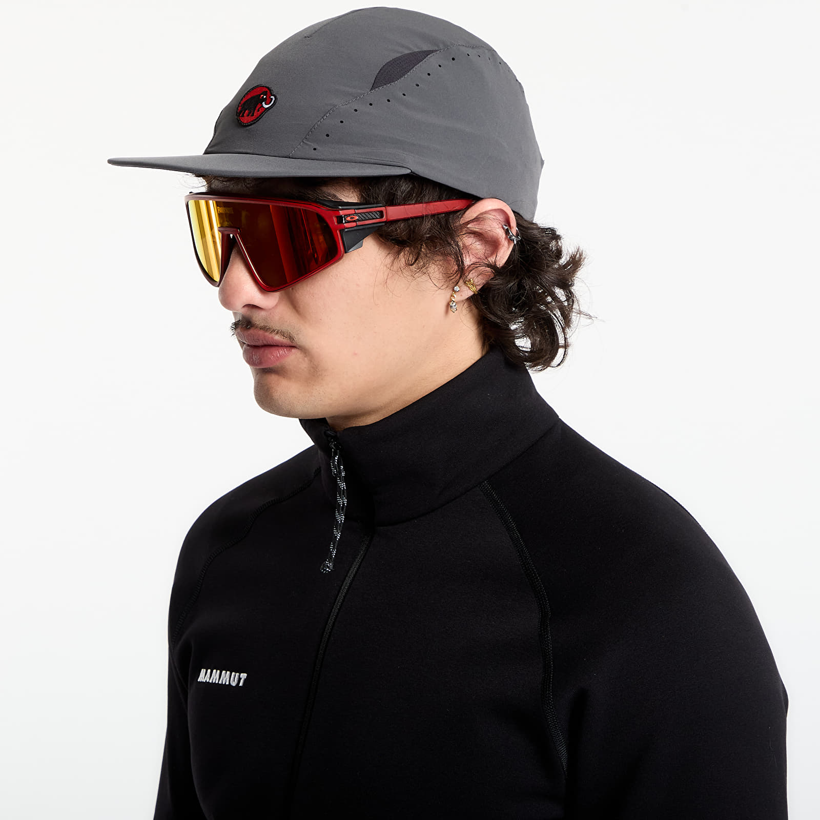 Czapki z daszkiem Hiking Patrol x Mammut Light Cap Gabbro/ Black