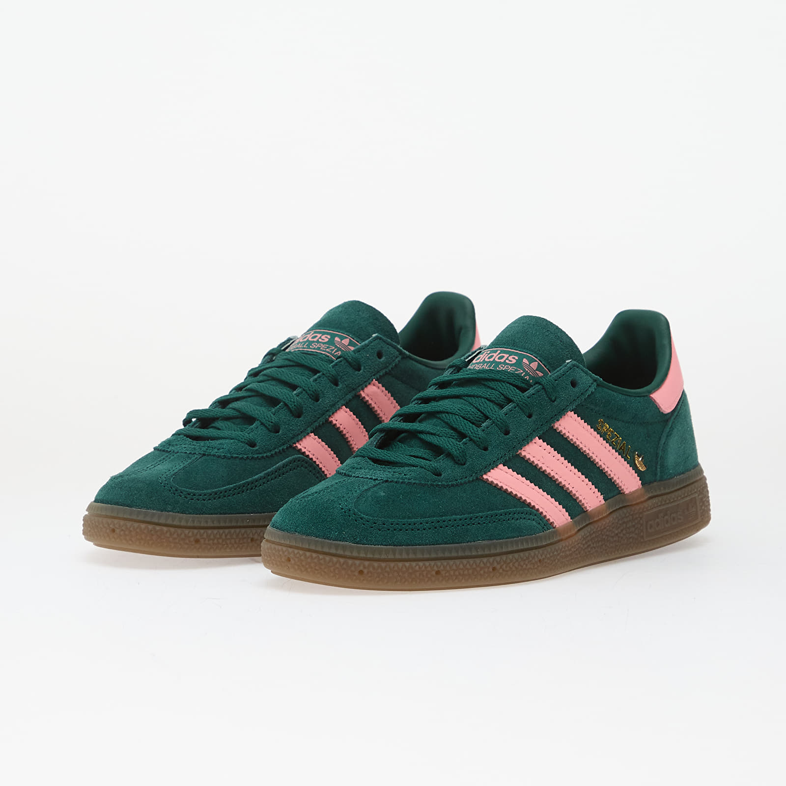 Ženske tenisice adidas Handball Spezial W Collegiate Green/ Pinspa/ Gold Metallic