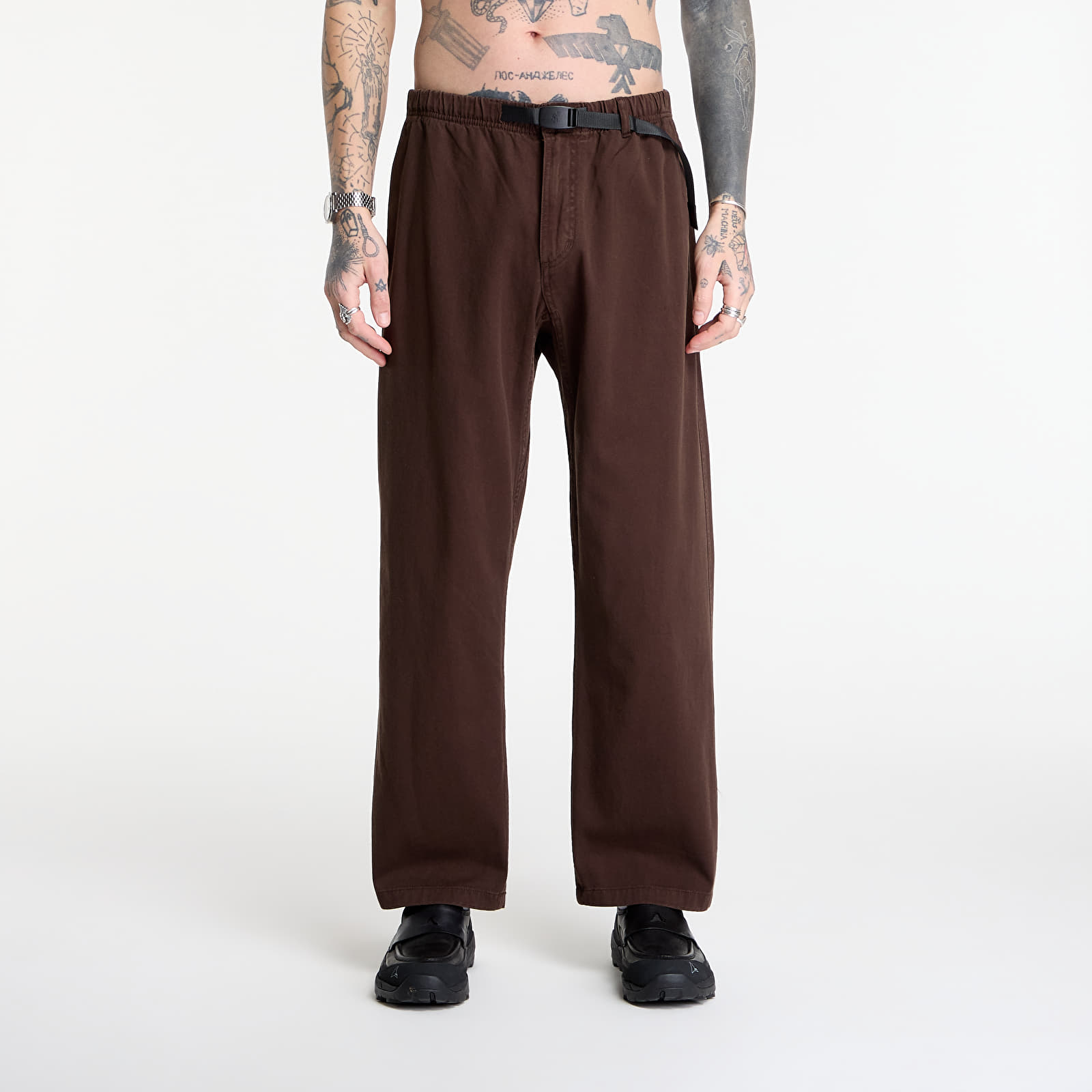 Kavbojke  Gramicci Gramicci Pant Straight Fit Chocolate